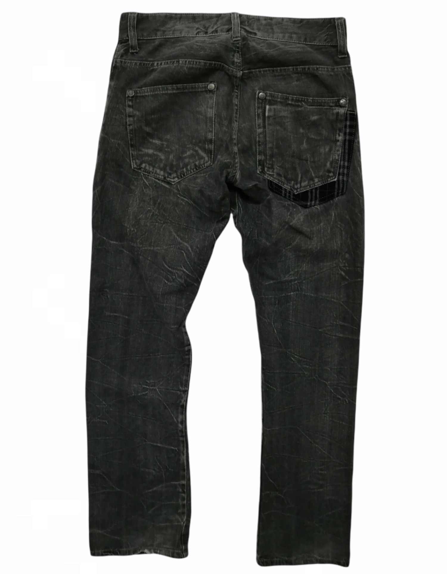 Japanese Brand Wild Life Skullbones Distressed Jeans Size US 34 / EU 50 - 2 Thumbnail