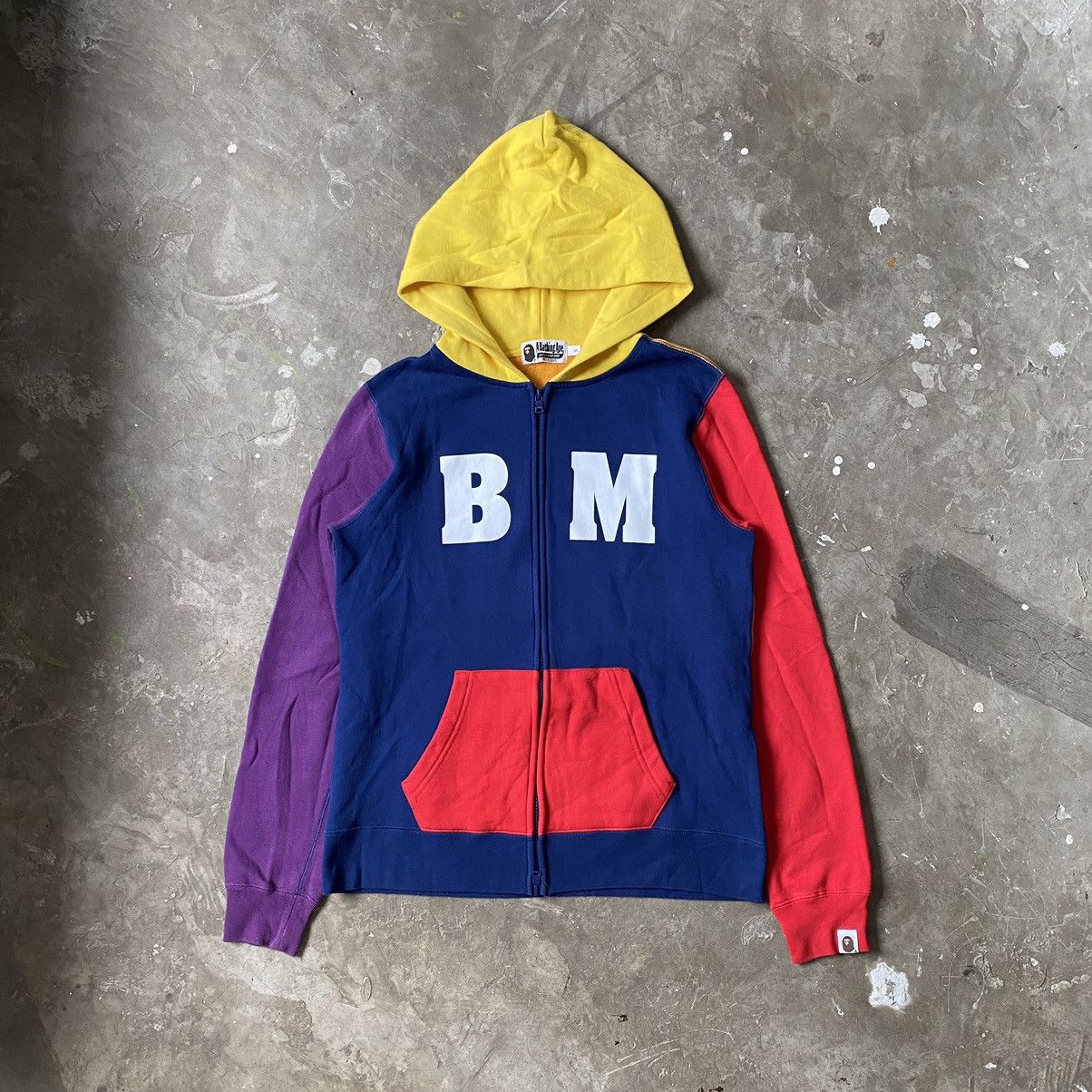 image of Bape - Baby Milo Bm Multicolor Hoodie, Women's (Size Small)