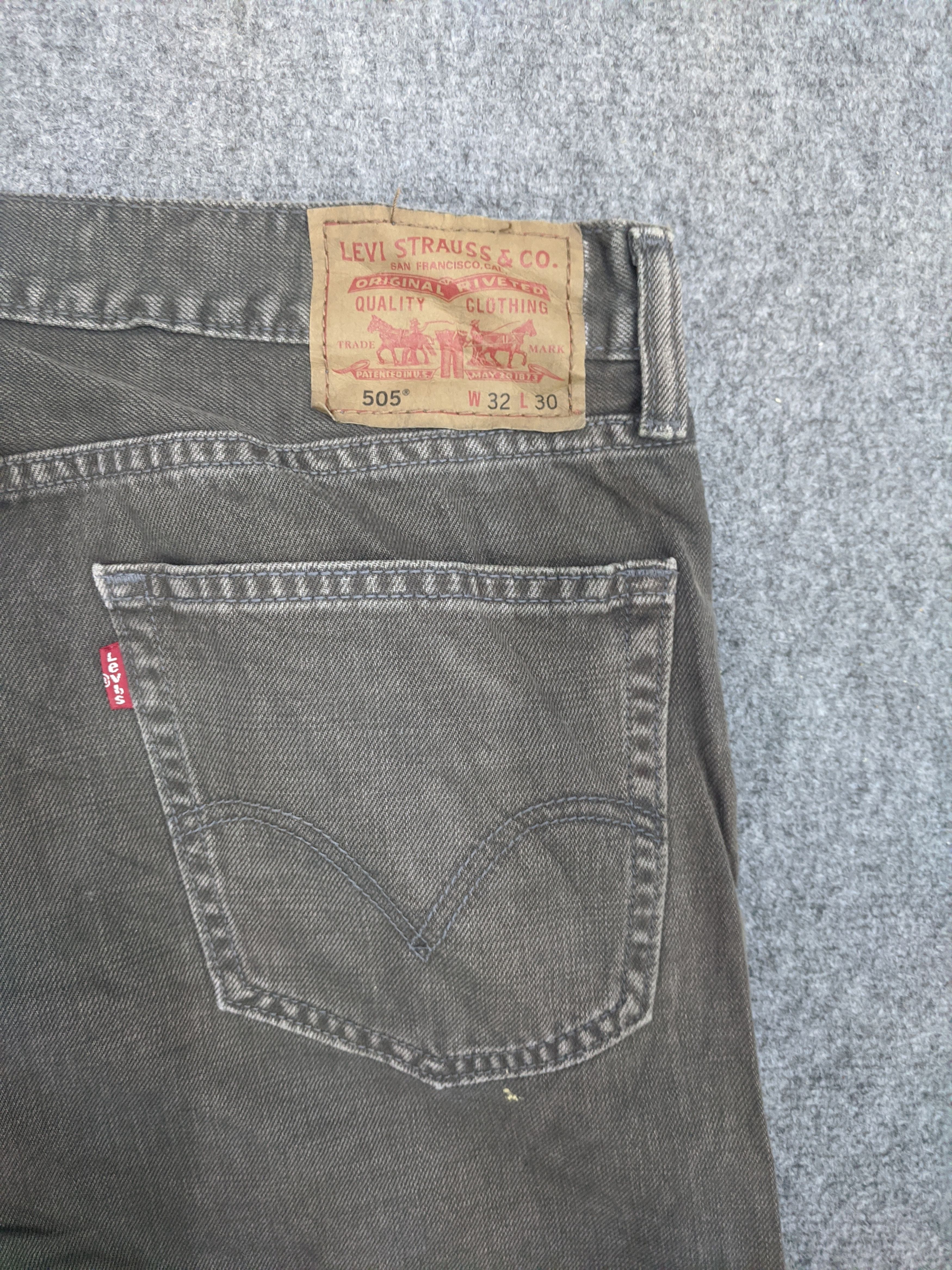 Levi's Vintage Sun Faded Levis 505 Light Wash Jeans DP0800 Size US 34 / EU 50 - 10 Thumbnail