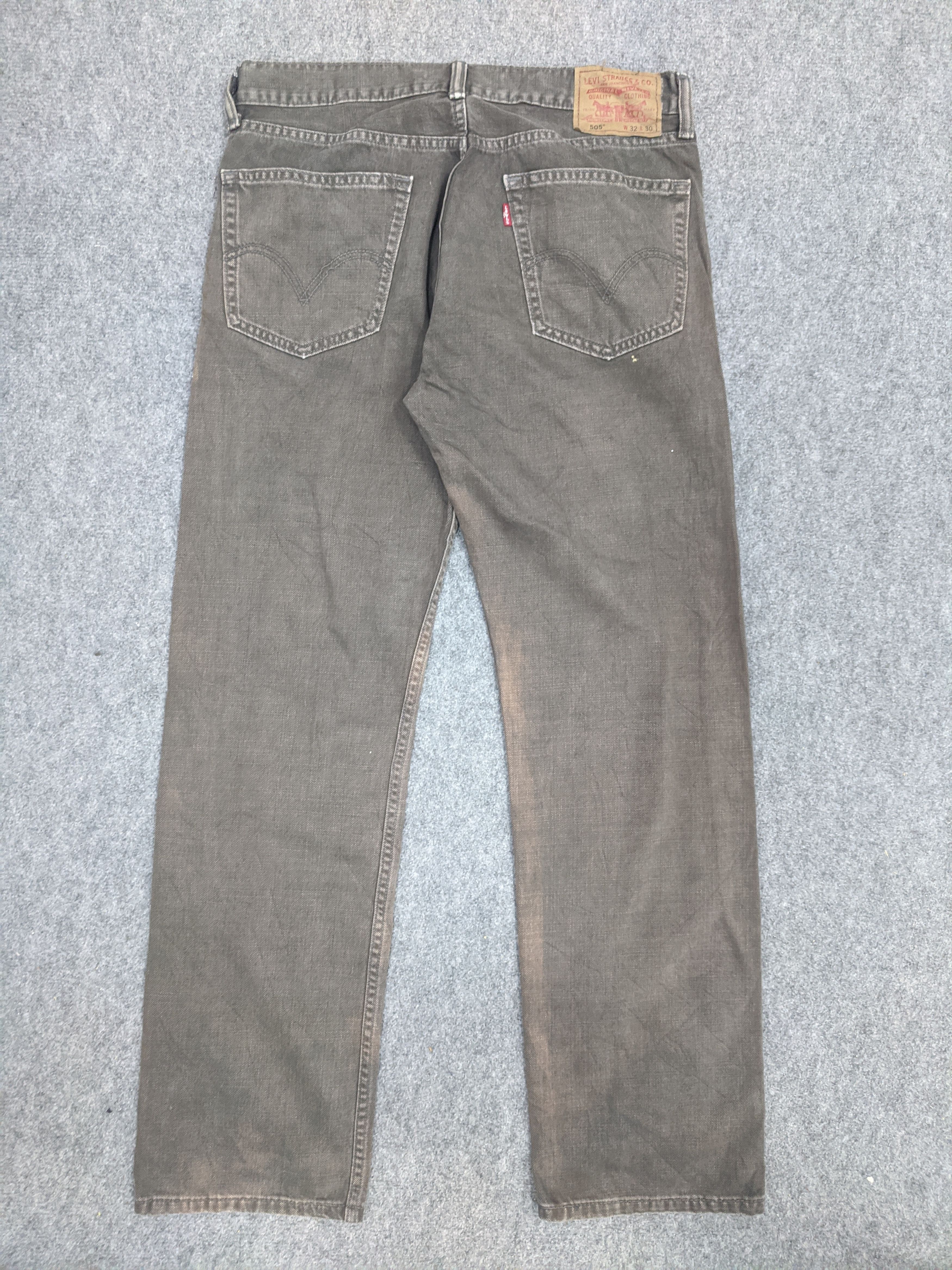 Levi's Vintage Sun Faded Levis 505 Light Wash Jeans DP0800 Size US 34 / EU 50 - 3 Thumbnail