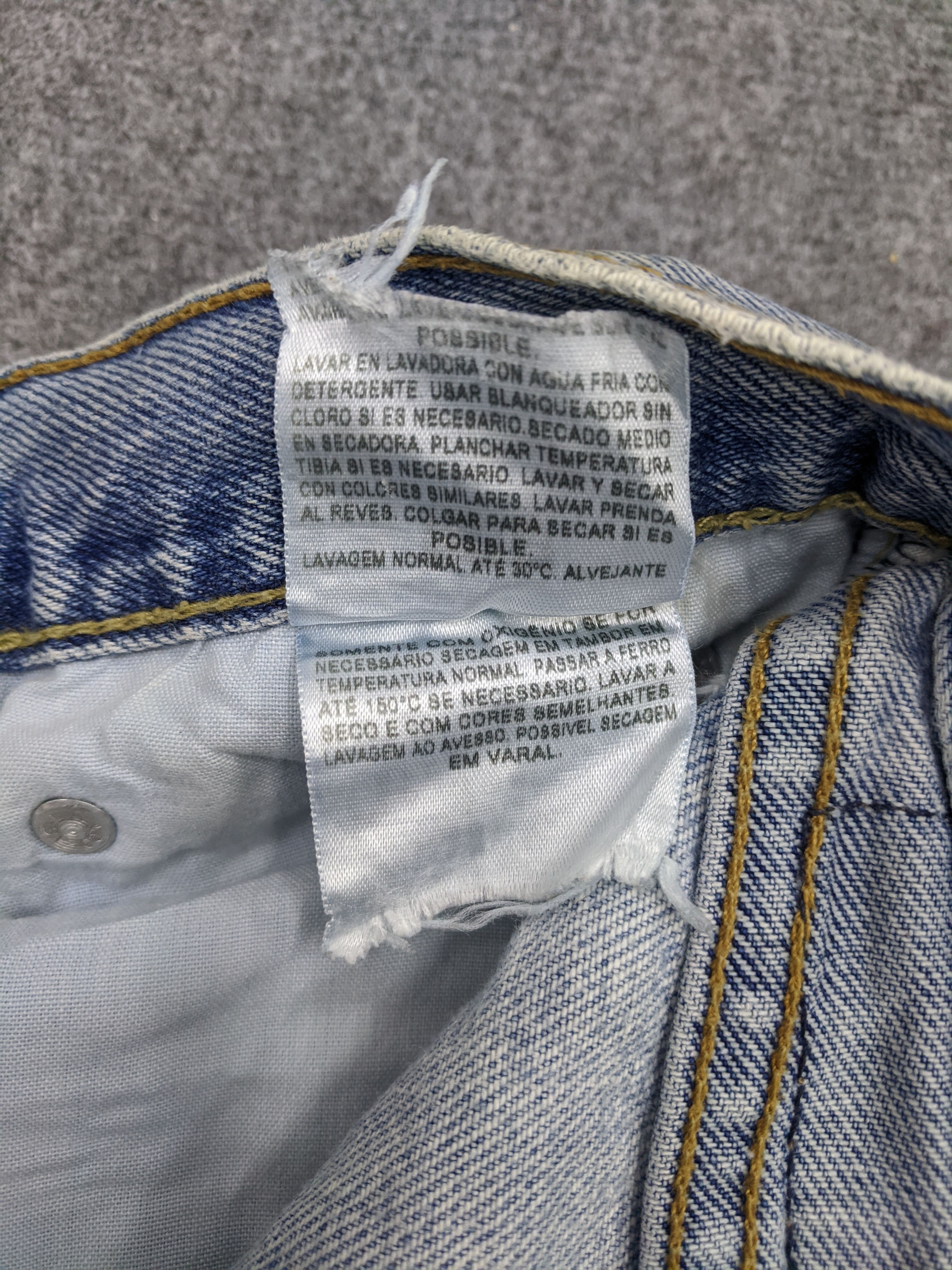 Levi's Vintage Levis 505 Light Wash Jeans DP0731 Size US 34 / EU 50 - 15 Thumbnail