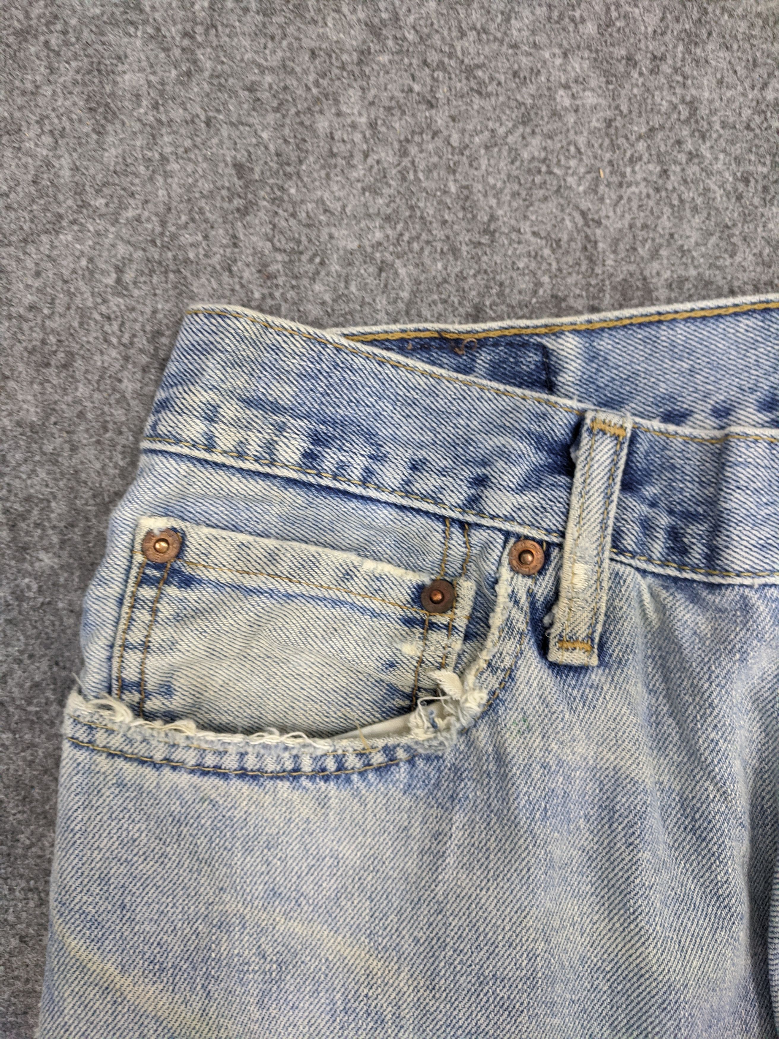 Levi's Vintage Levis 505 Light Wash Jeans DP0731 Size US 34 / EU 50 - 6 Thumbnail