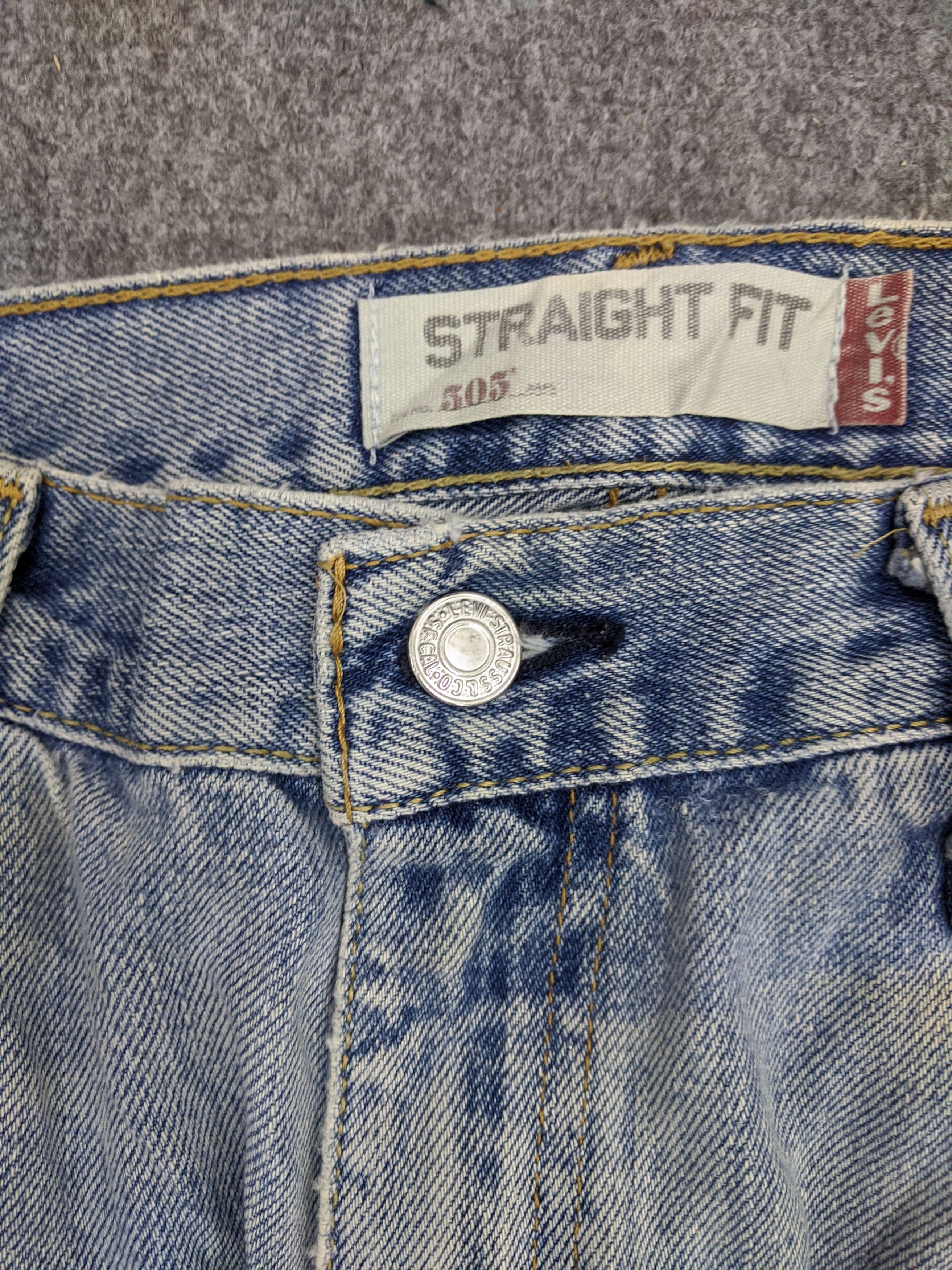 Levi's Vintage Levis 505 Light Wash Jeans DP0731 Size US 34 / EU 50 - 7 Thumbnail
