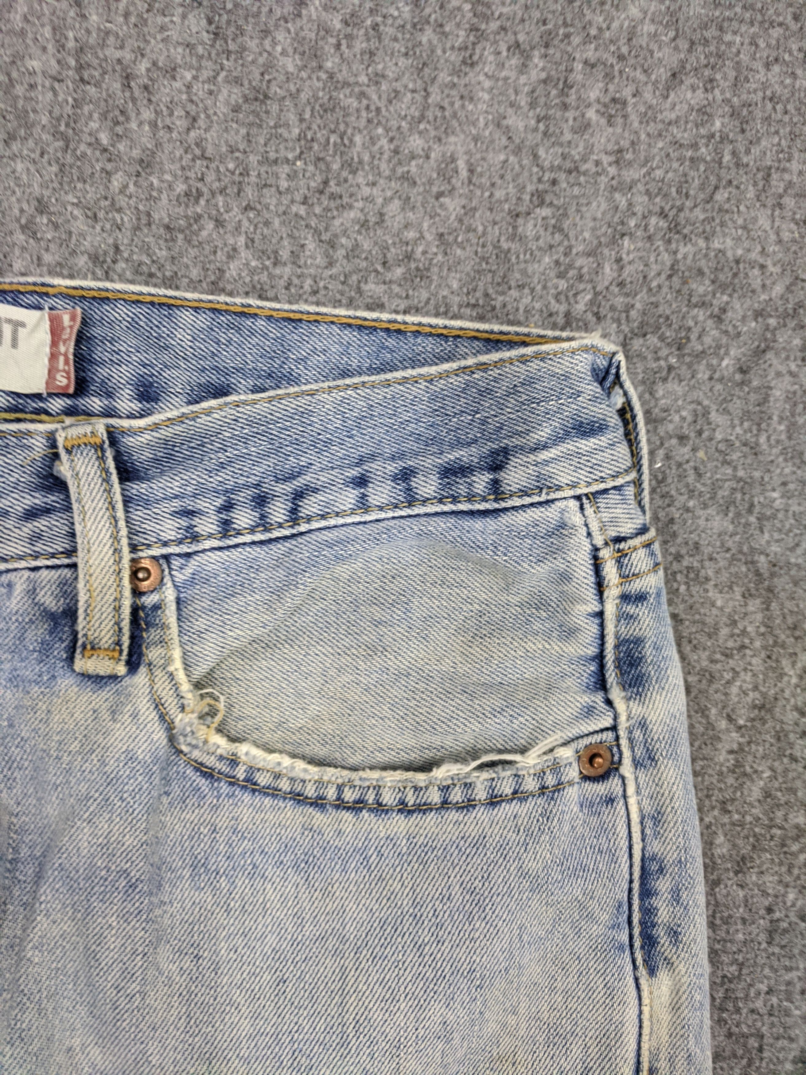Levi's Vintage Levis 505 Light Wash Jeans DP0731 Size US 34 / EU 50 - 5 Thumbnail