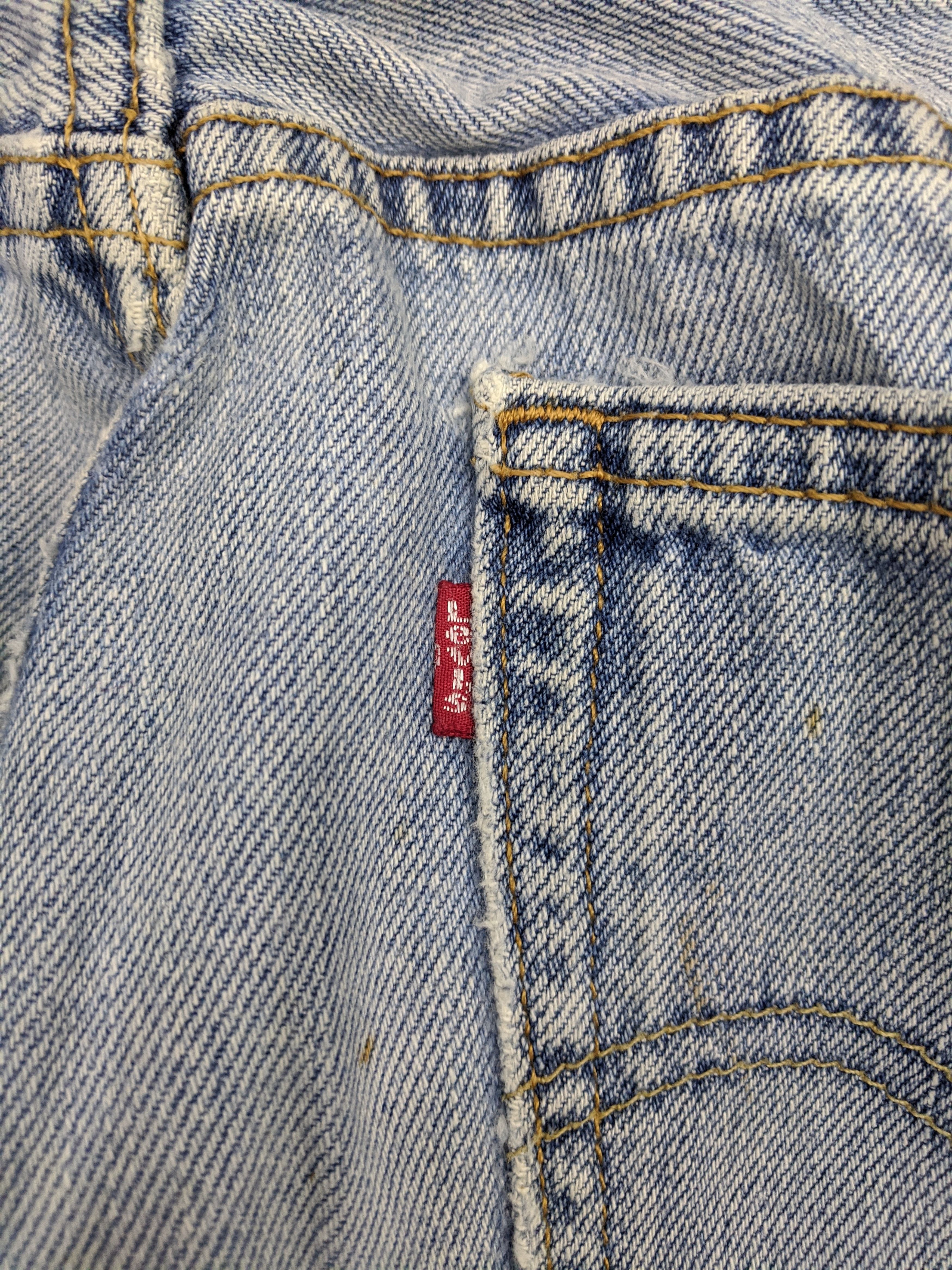 Levi's Vintage Levis 505 Light Wash Jeans DP0731 Size US 34 / EU 50 - 13 Thumbnail