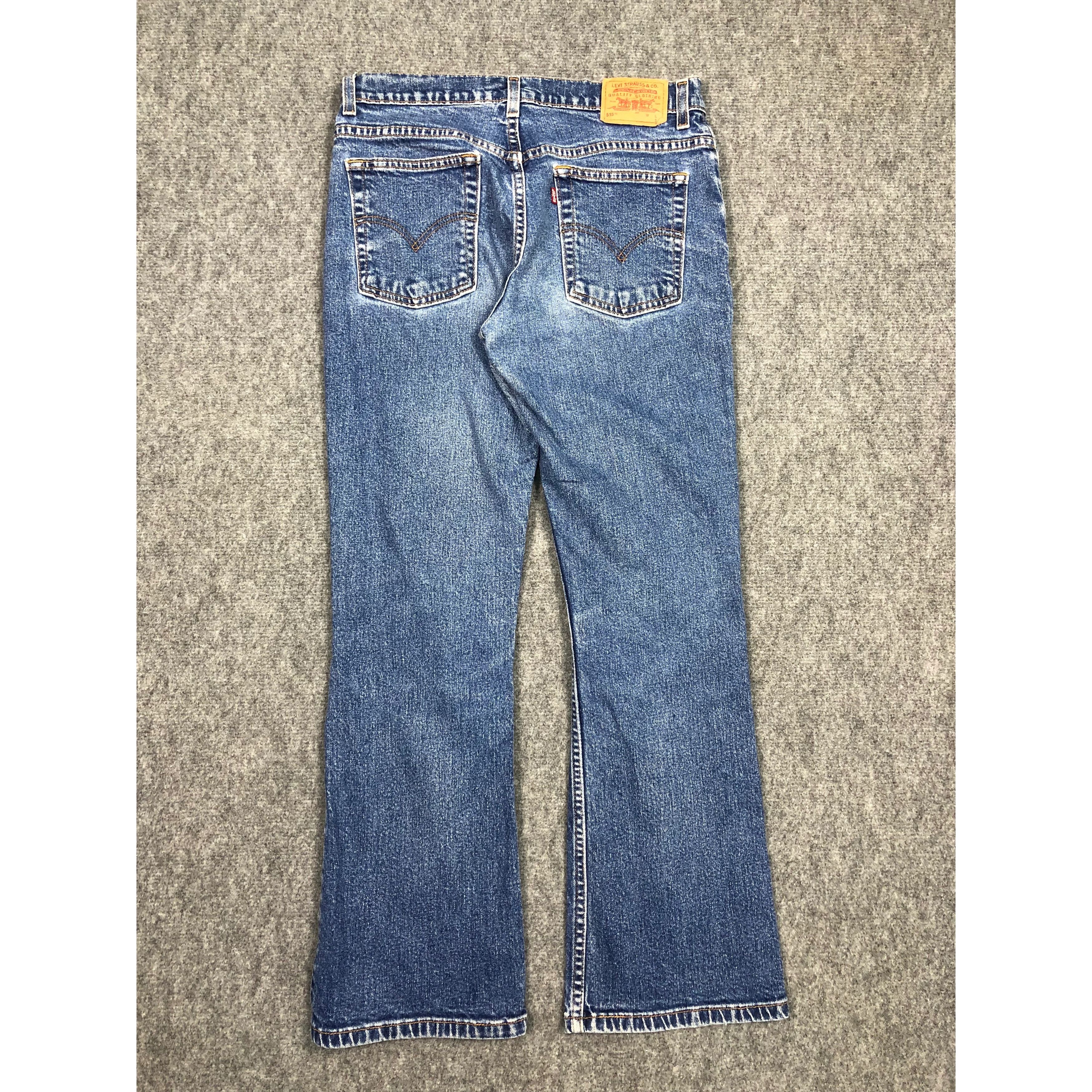Levi's Vintage Levis 515 Bootcut Denim Jeans Flare DP0142 Size US 29 - 2 Thumbnail