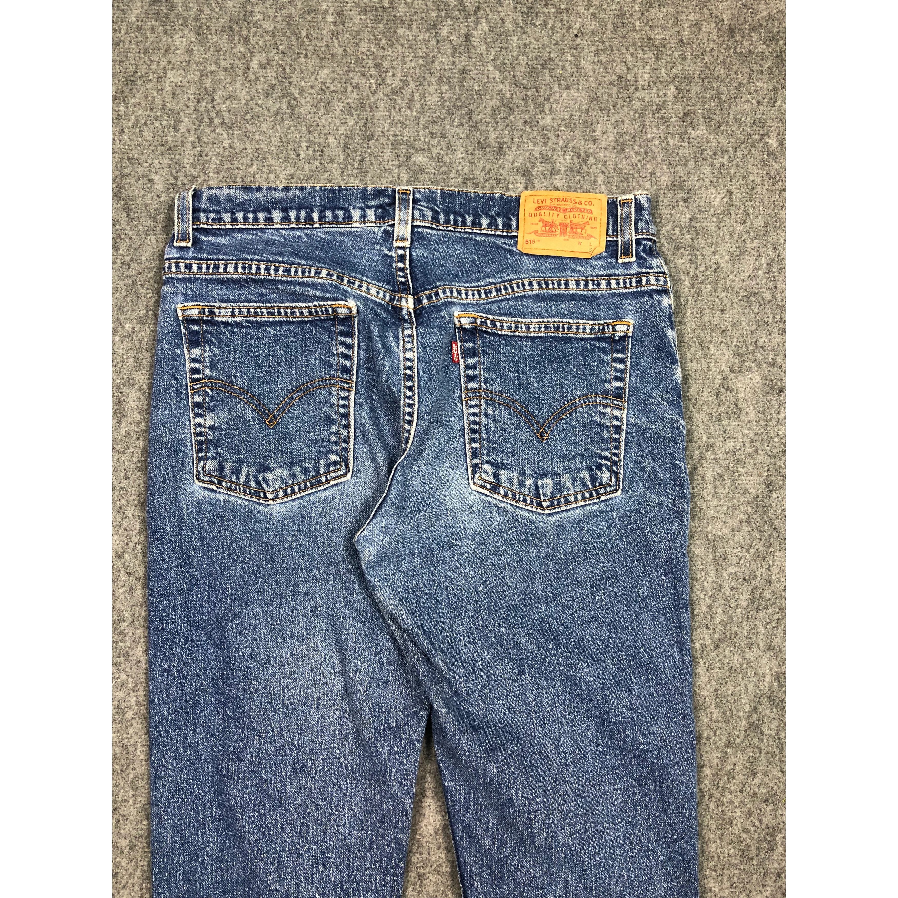Levi's Vintage Levis 515 Bootcut Denim Jeans Flare DP0142 Size US 29 - 4 Thumbnail