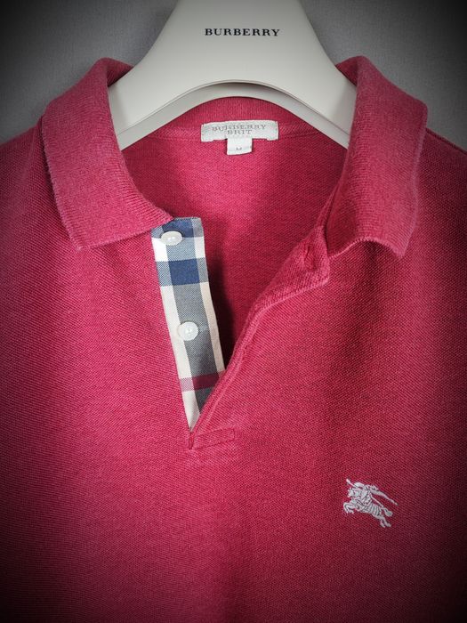 Burberry deals polo bordeaux