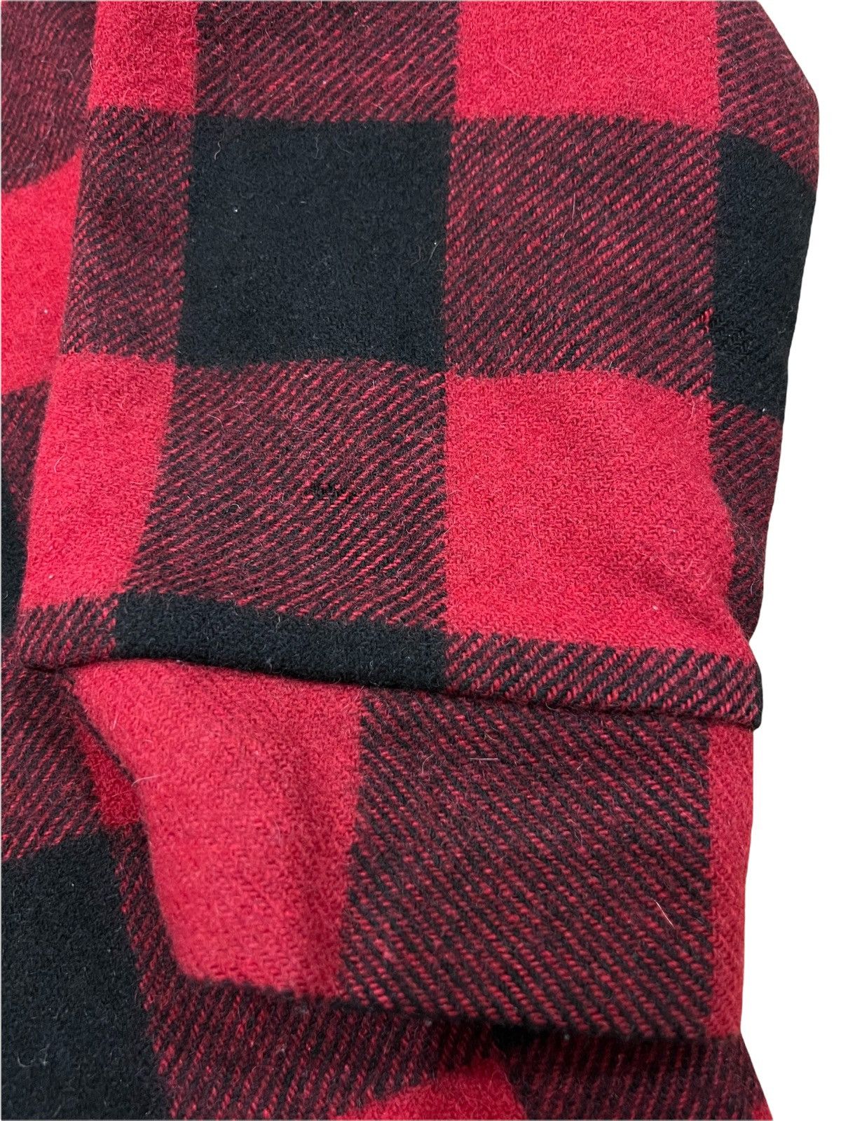 Oshkosh × Vintage Vintage OshKosh Classic Red Wool Zipper Work Jacket Size US M / EU 48-50 / 2 - 8 Thumbnail