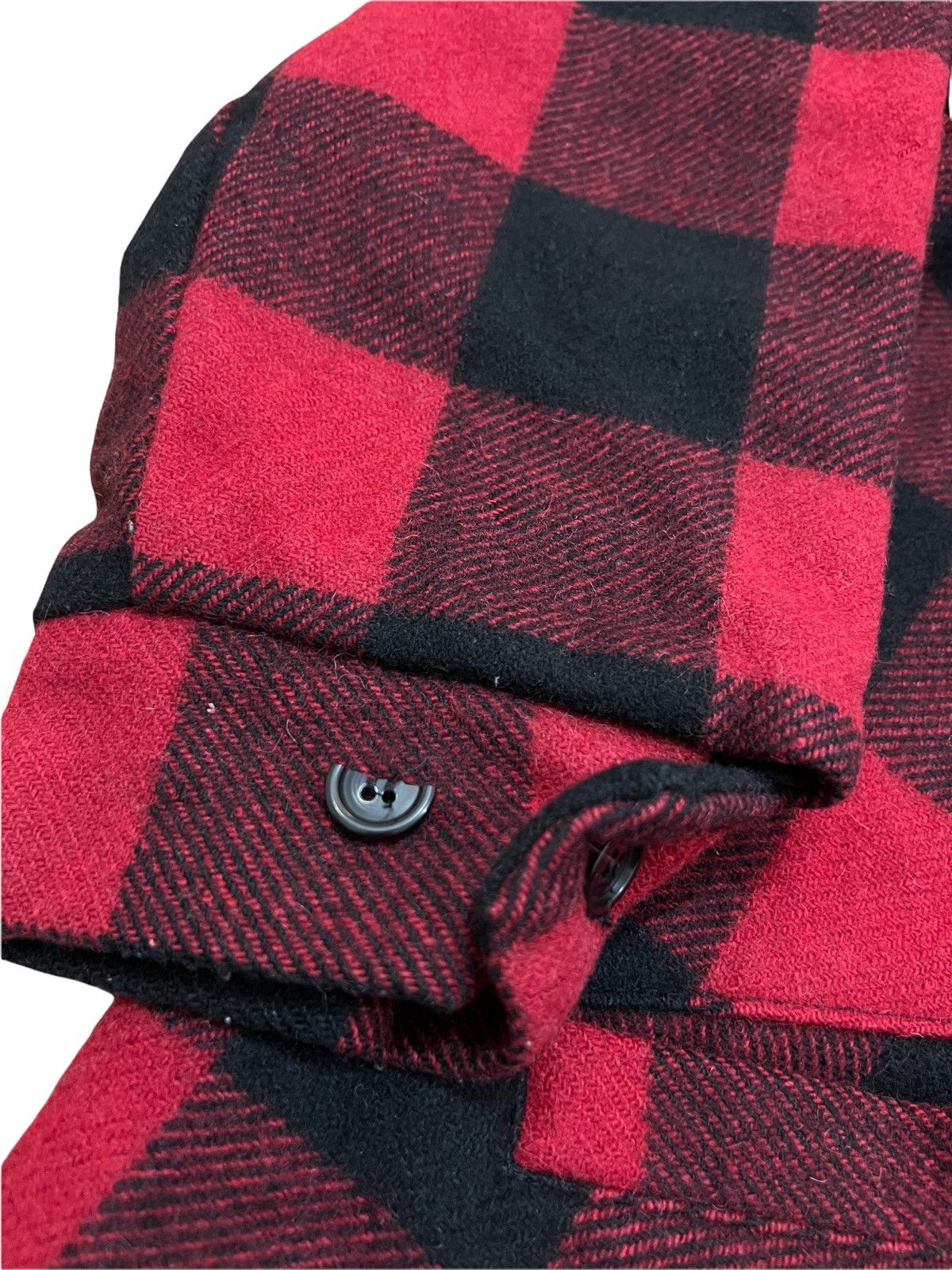 Oshkosh × Vintage Vintage OshKosh Classic Red Wool Zipper Work Jacket Size US M / EU 48-50 / 2 - 6 Thumbnail