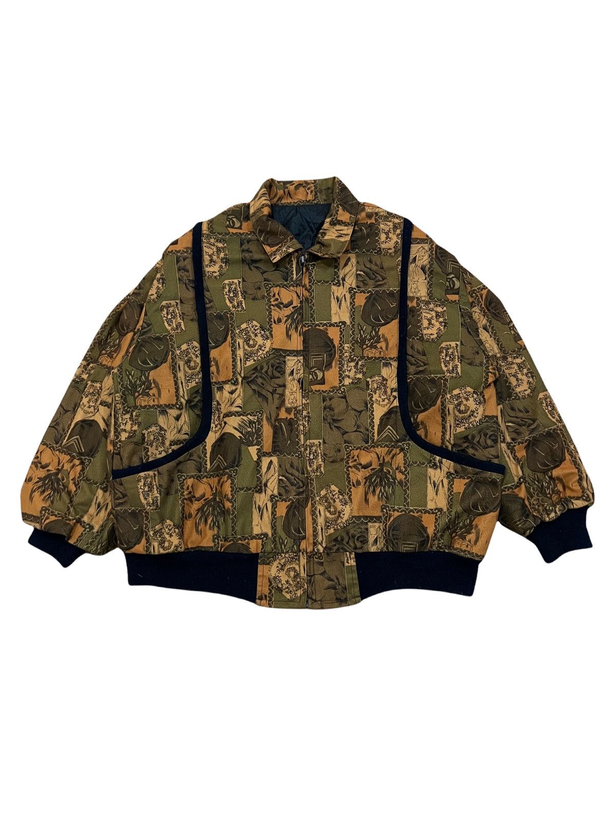 Japanese Brand Vintage Bomber Jacket Jean Paul Gaultier Style Size US S / EU 44-46 / 1 - 1 Thumbnail