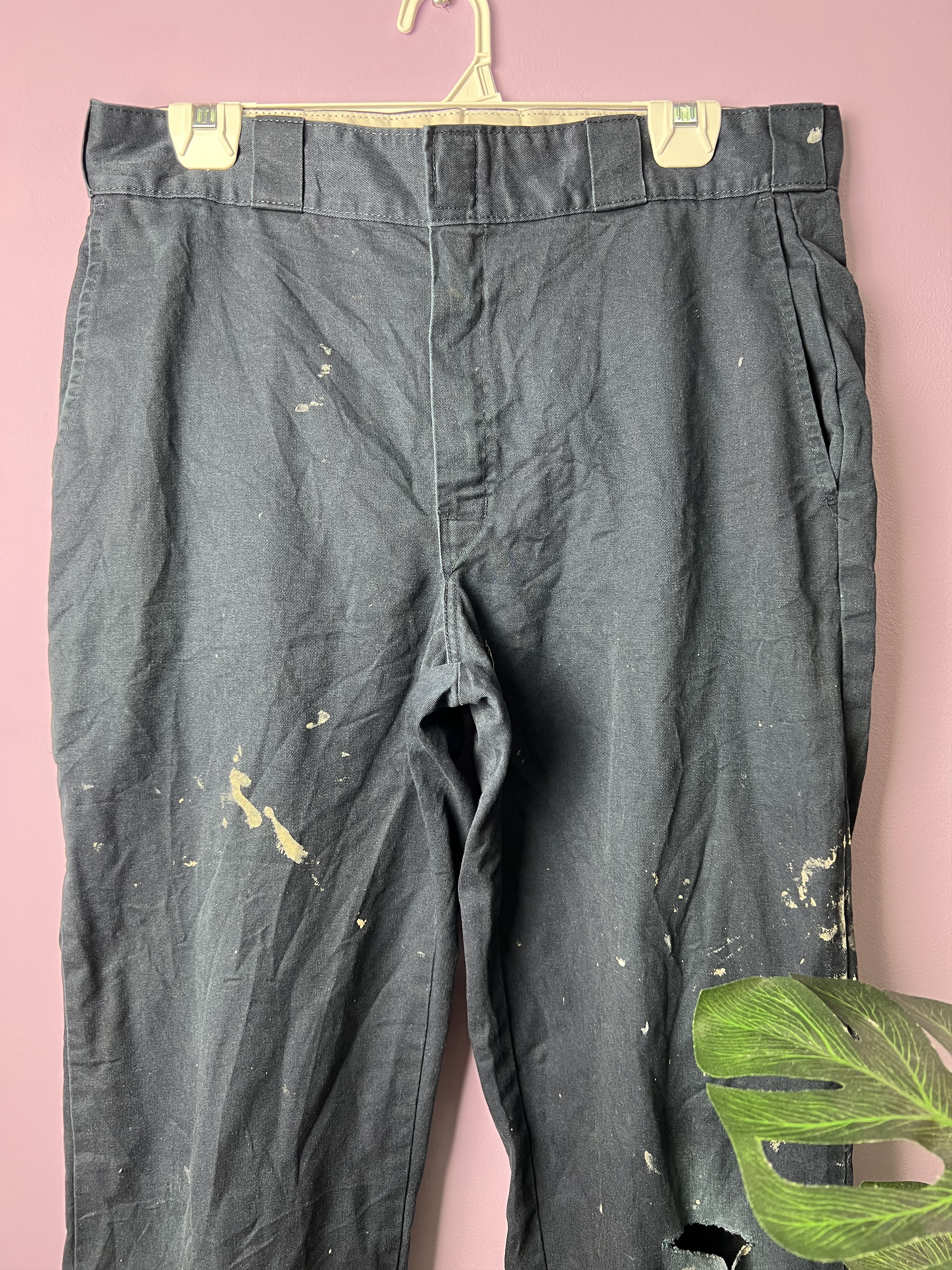 Dickies 🔥Vintage Paint Splatter Dickies Worker Pants Size US 34 / EU 50 - 3 Thumbnail