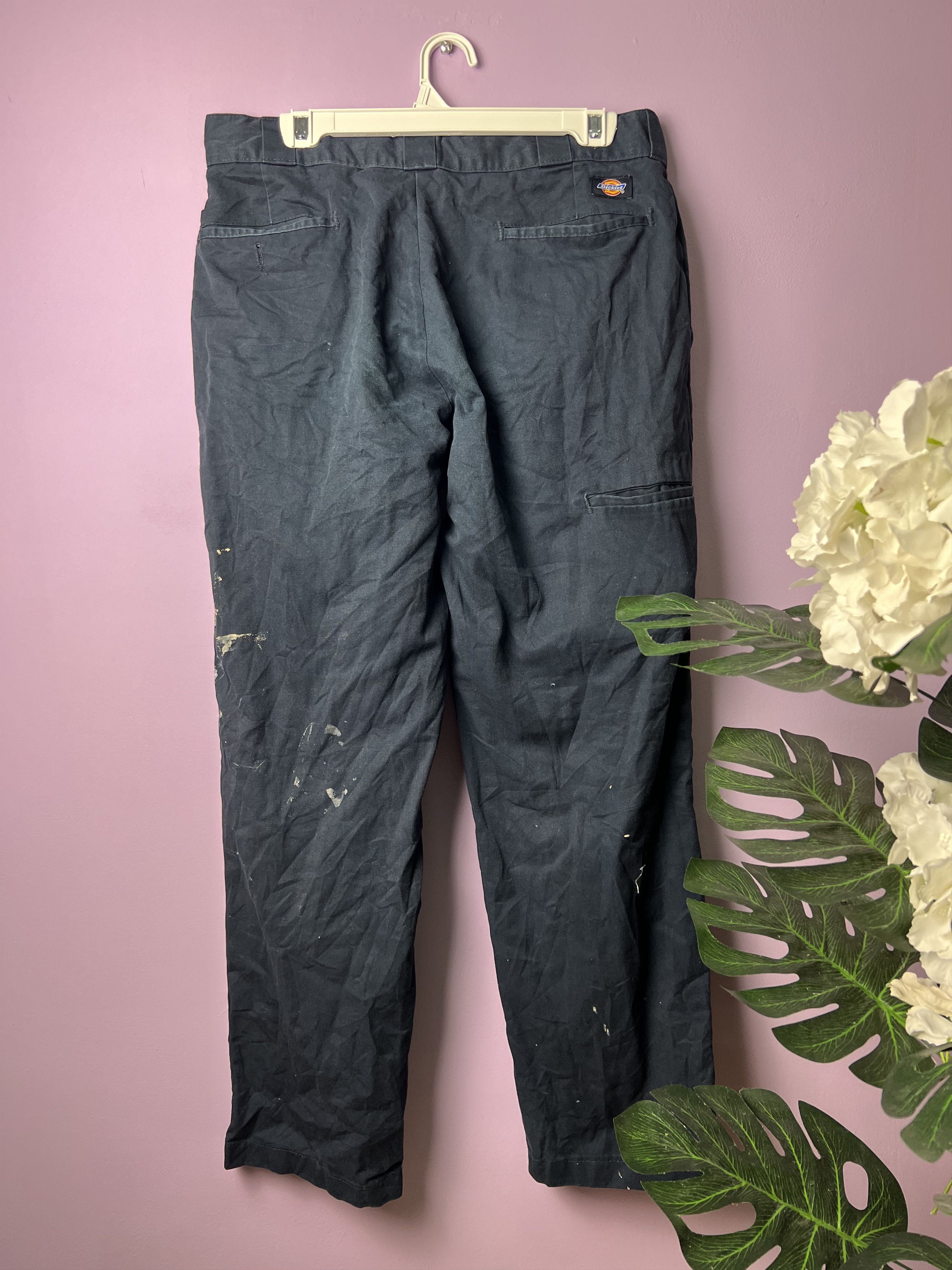 Dickies 🔥Vintage Paint Splatter Dickies Worker Pants Size US 34 / EU 50 - 2 Thumbnail