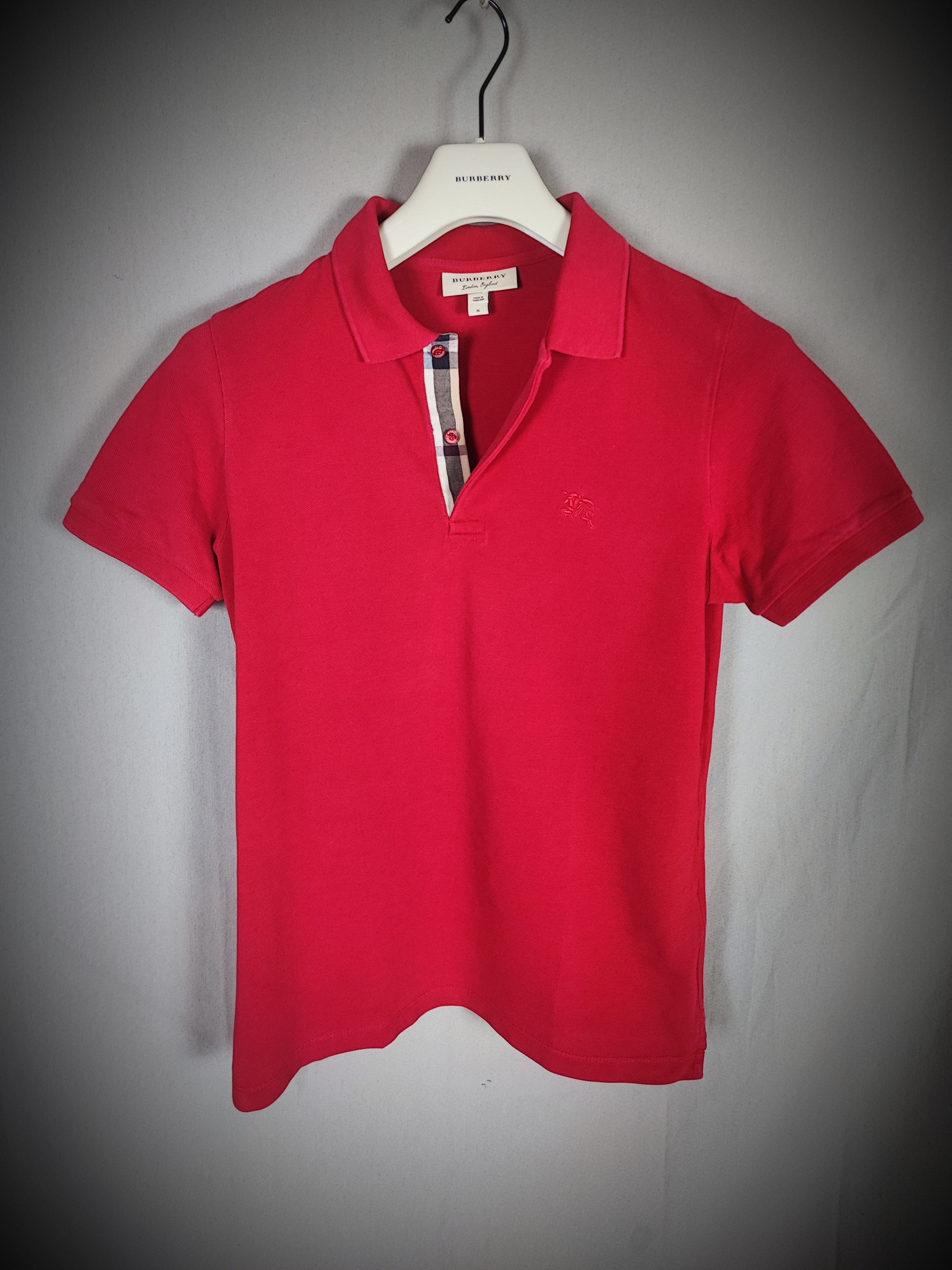 Burberry 🔥Burberry Polo Red🔥 Size US M / EU 48-50 / 2 - 2 Thumbnail