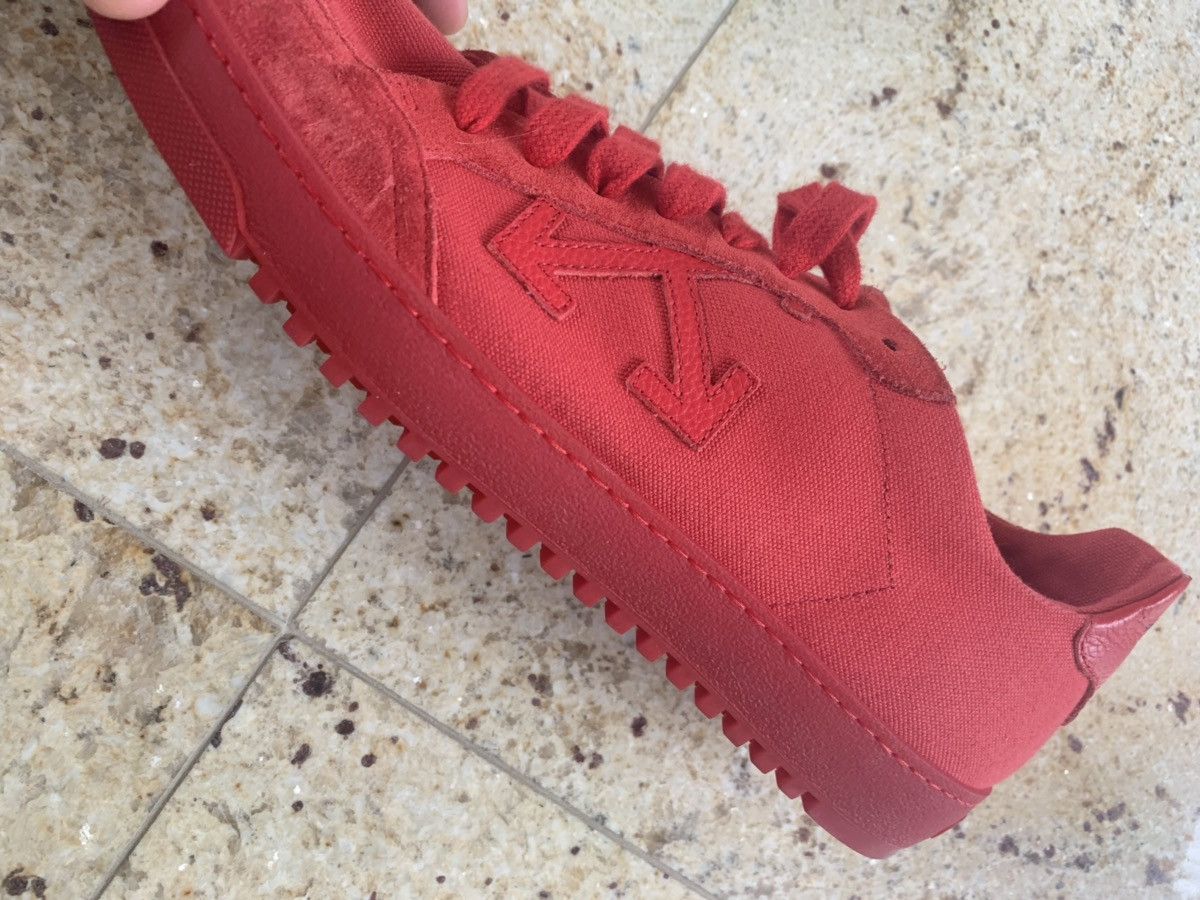 Off-White o1rshd1 2.0 Low Top Red Sneakers Size US 9 / EU 42 - 10 Thumbnail