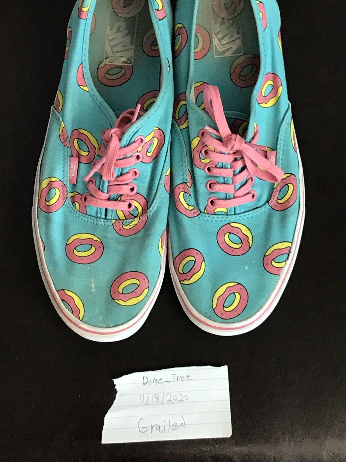 Golf Wang Odd Future Tyler The Creator Rare 2016 Odd Future x Vans Donut Low Shoes Grailed