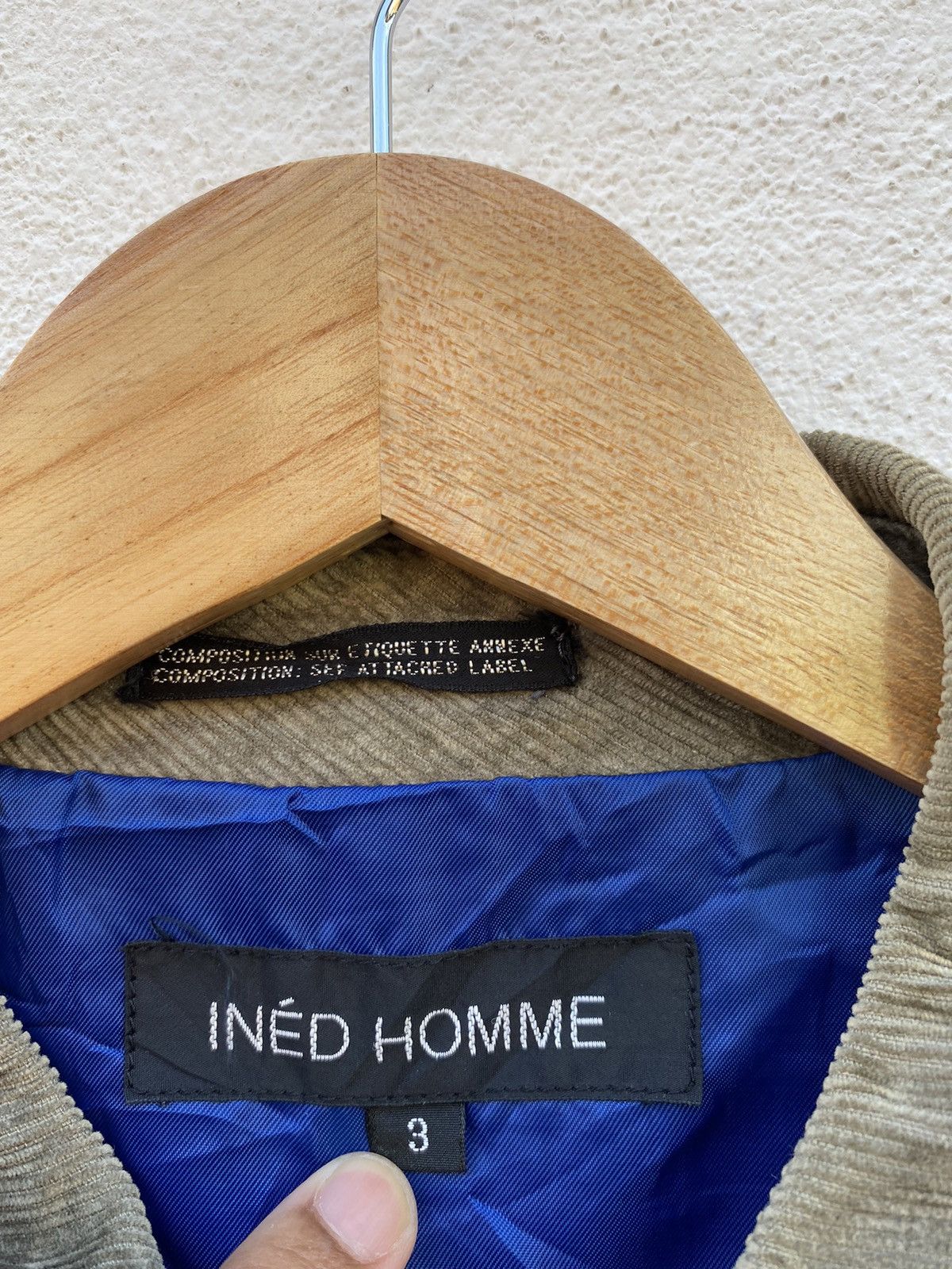 RARE GRAIL Ined Homme by Yohji Yamamoto coduroy jacket