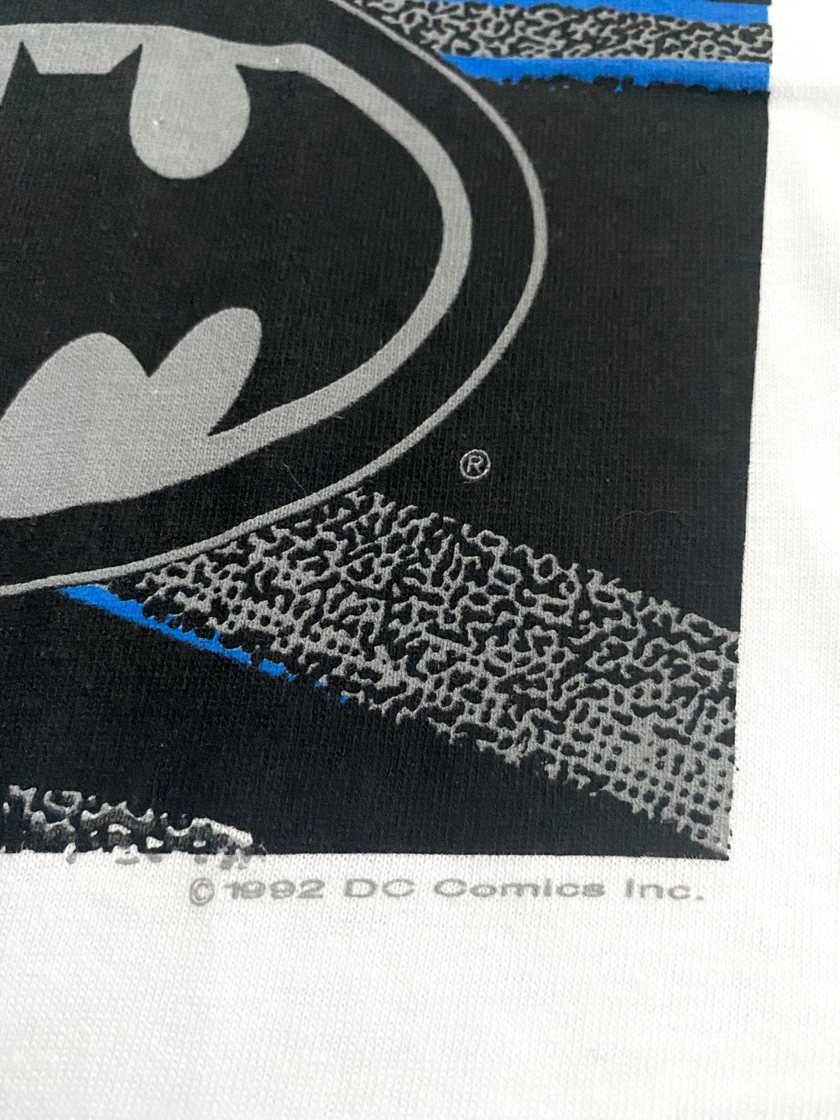 DC Comics Vintage 1992 Single Stitch Batman Vintage Art Comic Tee Size US XL / EU 56 / 4 - 5 Thumbnail