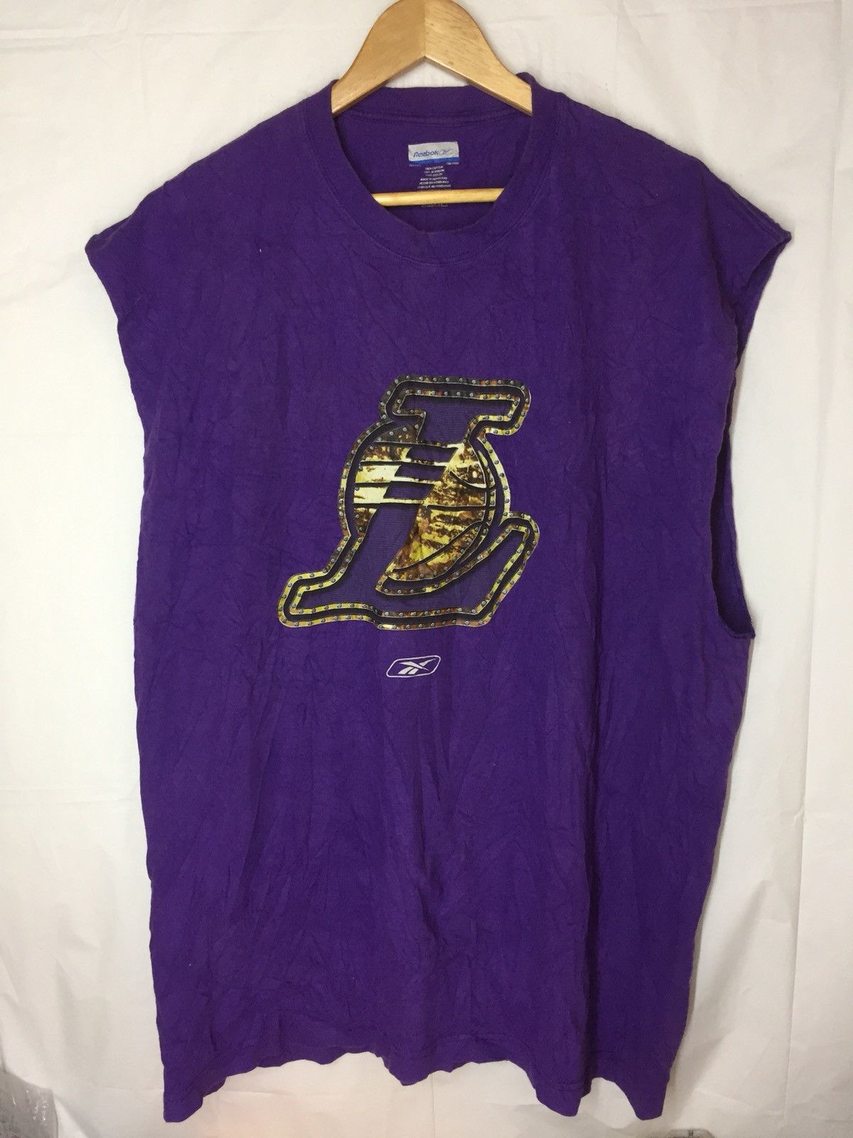 NBA Rare Lakers By Reebok Nba Tee /31 Size US XL / EU 56 / 4 - 2 Thumbnail