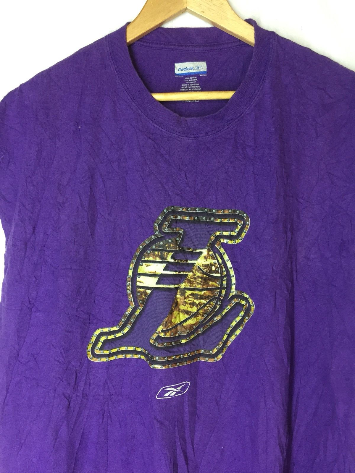 NBA Rare Lakers By Reebok Nba Tee /31 Size US XL / EU 56 / 4 - 1 Thumbnail