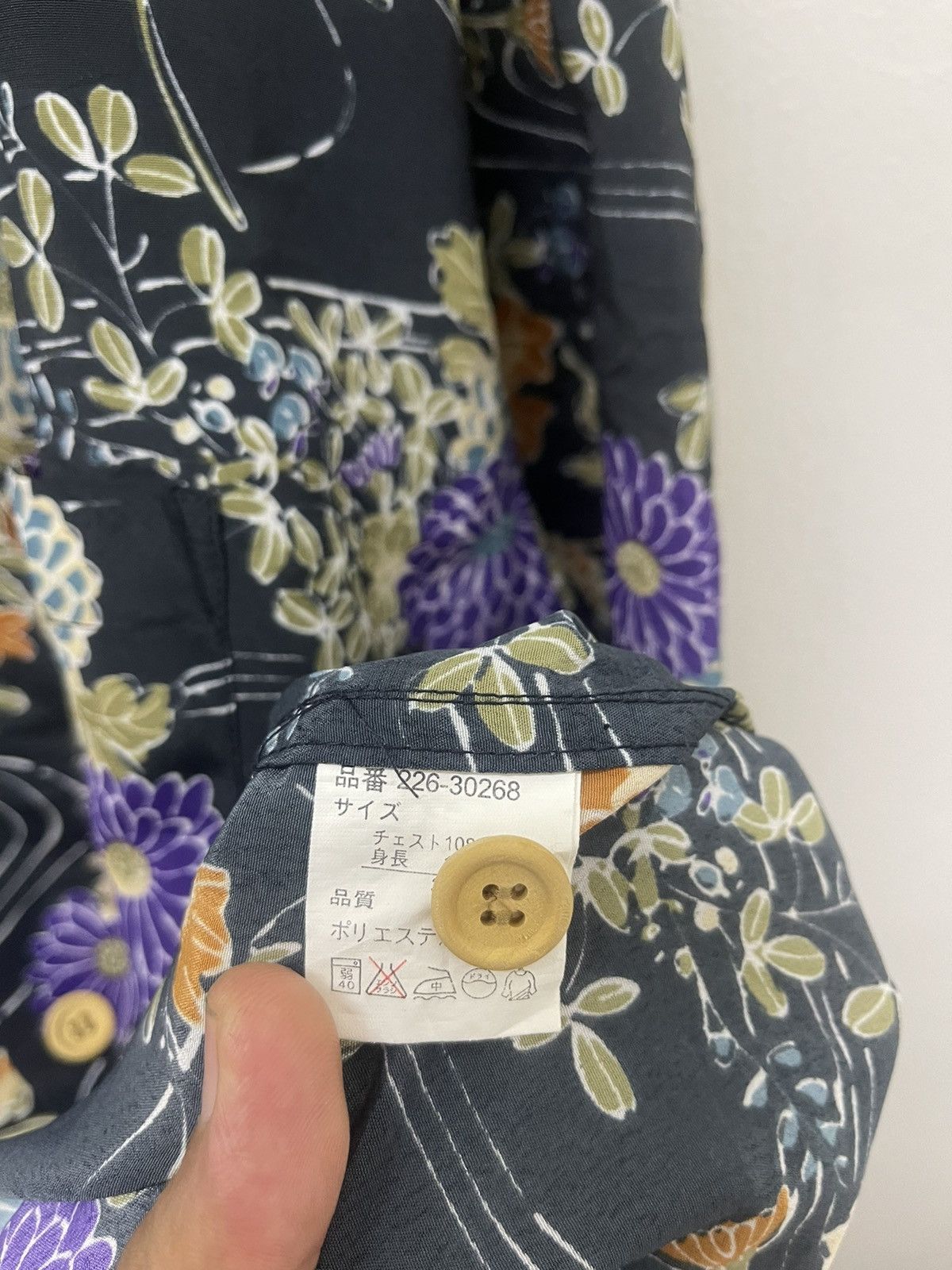 Stevenson Overall Co. Rare Vintage STEVENSON Floral Full All Over Single Pocket Size US L / EU 52-54 / 3 - 4 Thumbnail