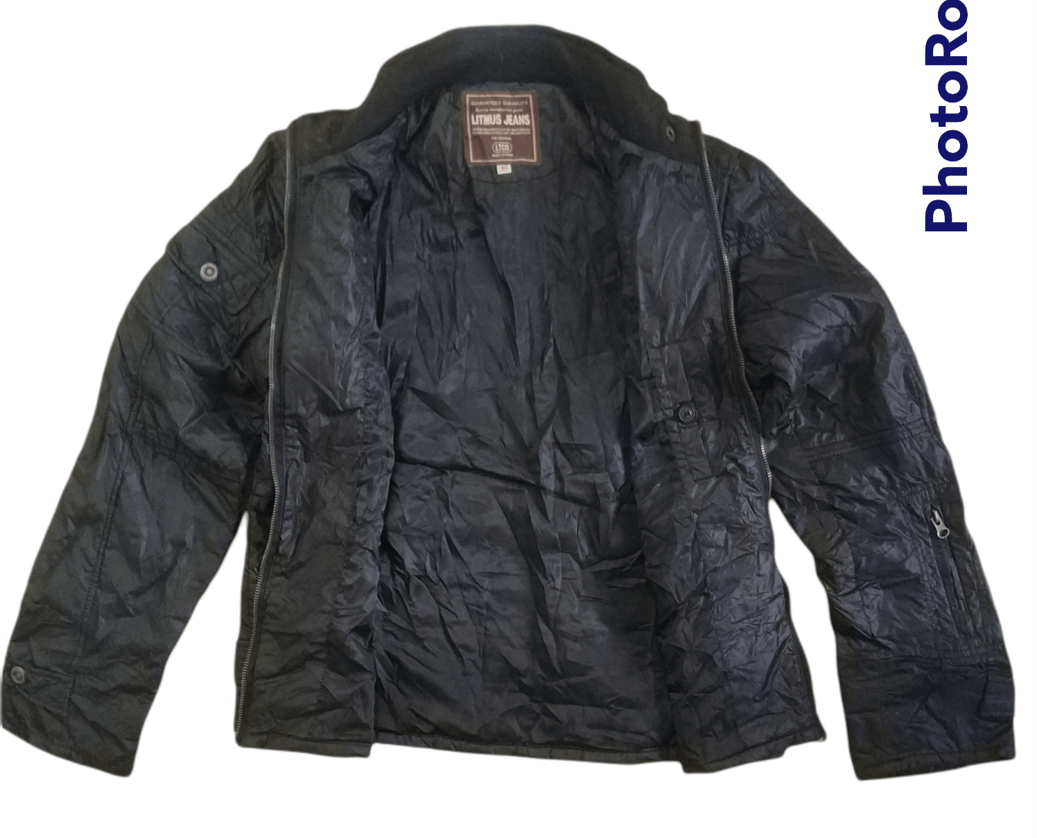 🔥Black Litmus Jeans Biker Jacket