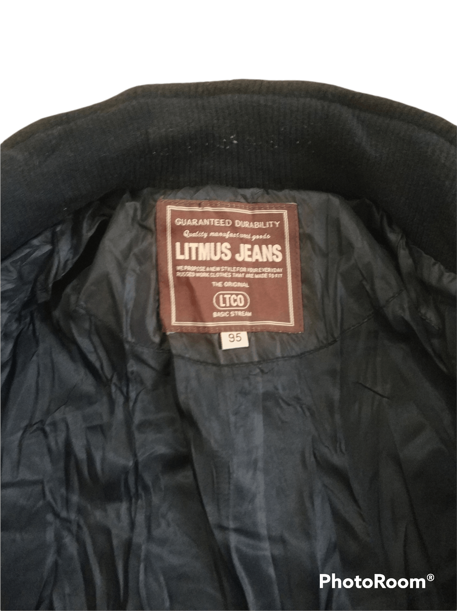 Japanese Brand 🔥Black Litmus Jeans Biker Jacket Size US S / EU 44-46 / 1 - 5 Thumbnail