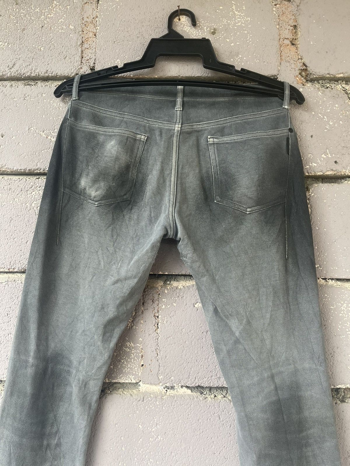 Black Barrett Rare BLACK BARRETT BY Neil Barrett Distressed Denim Jeans Size US 31 - 2 Thumbnail