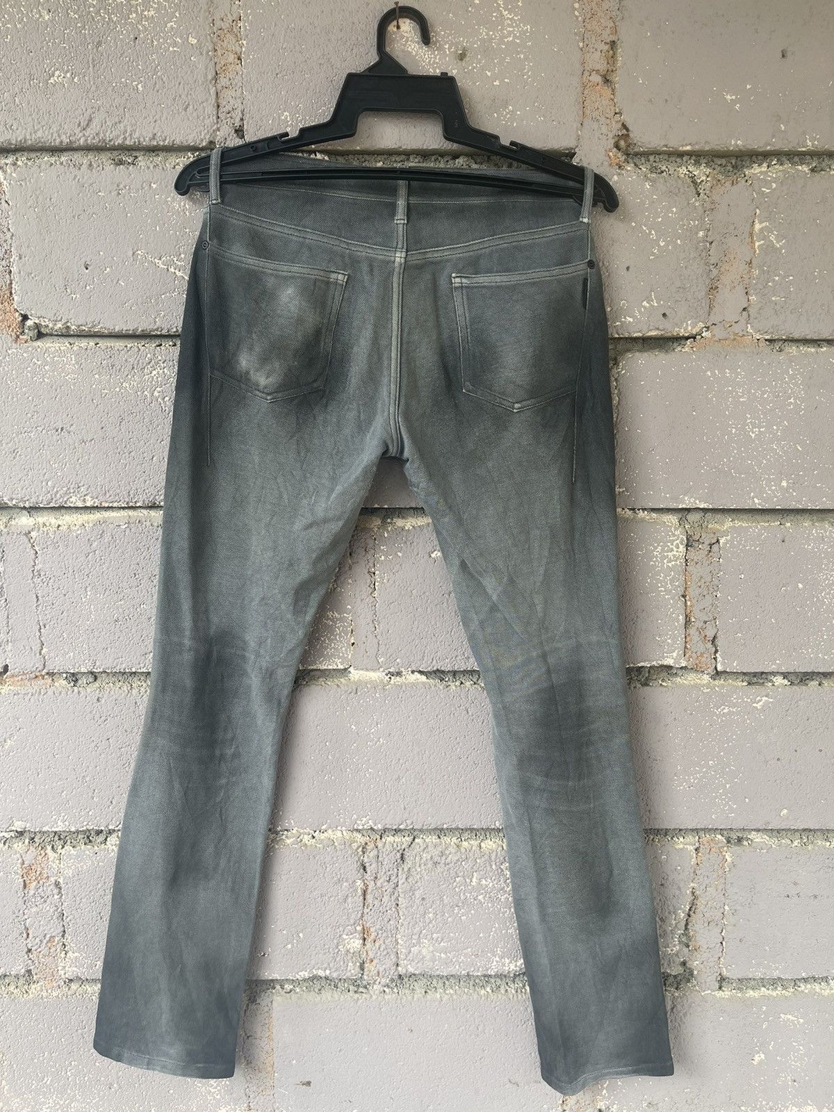 Rare BLACK BARRETT BY Neil Barrett Distressed Denim Jeans