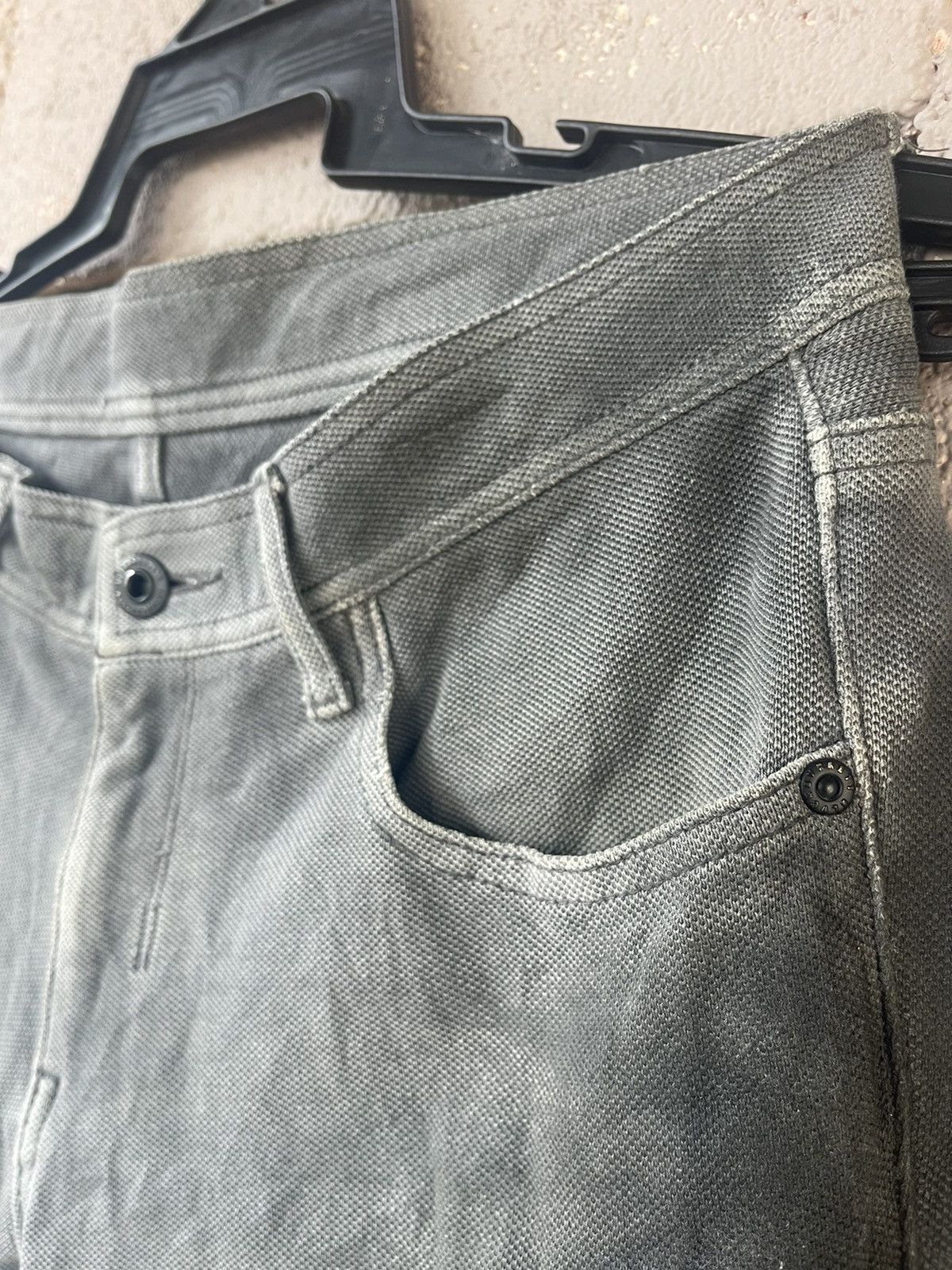 Black Barrett Rare BLACK BARRETT BY Neil Barrett Distressed Denim Jeans Size US 31 - 9 Thumbnail