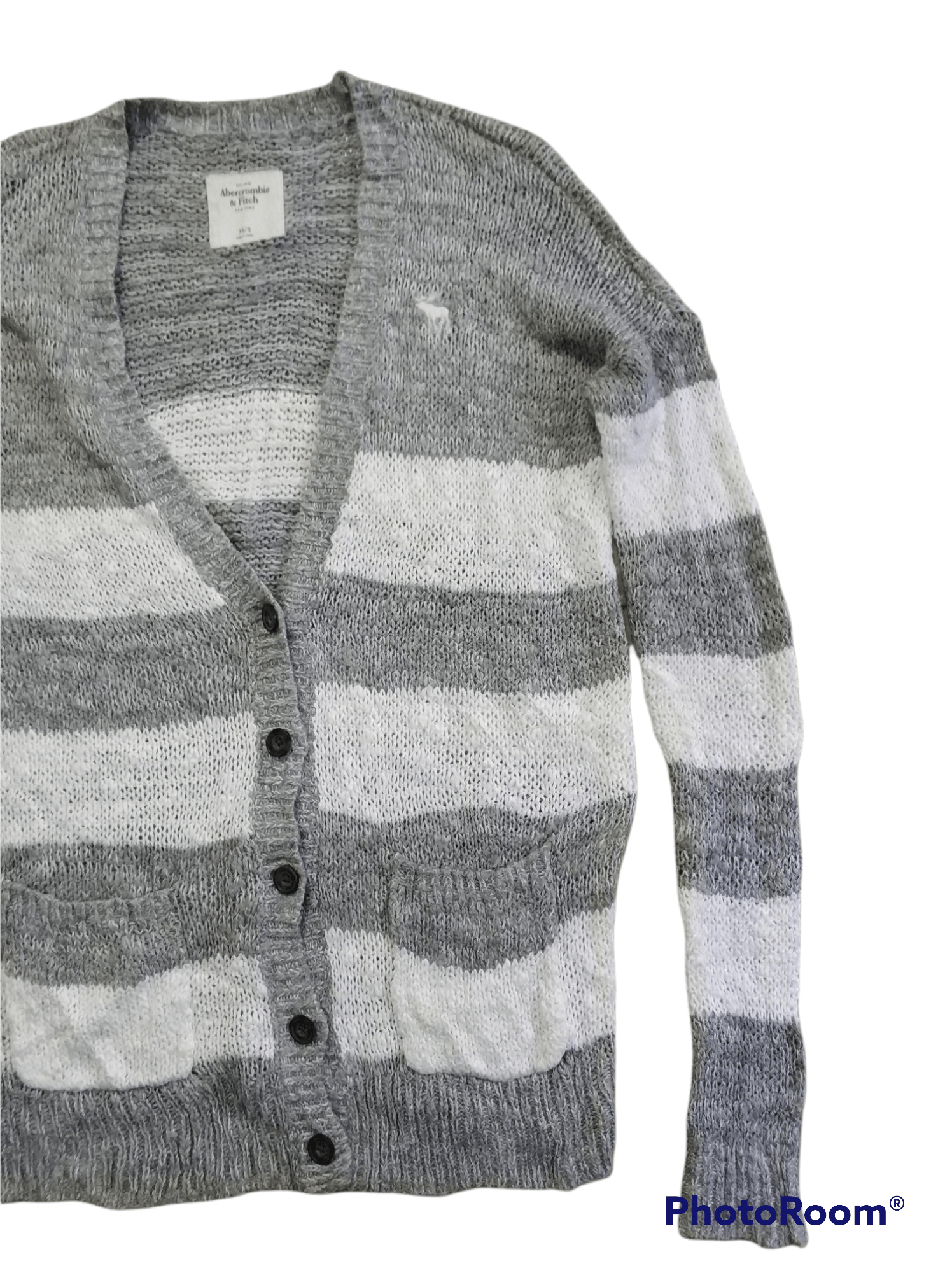 Abercrombie & Fitch 🔥Abercrombie Cable Knit Mohair Cardigan Size M / US 6-8 / IT 42-44 - 5 Thumbnail