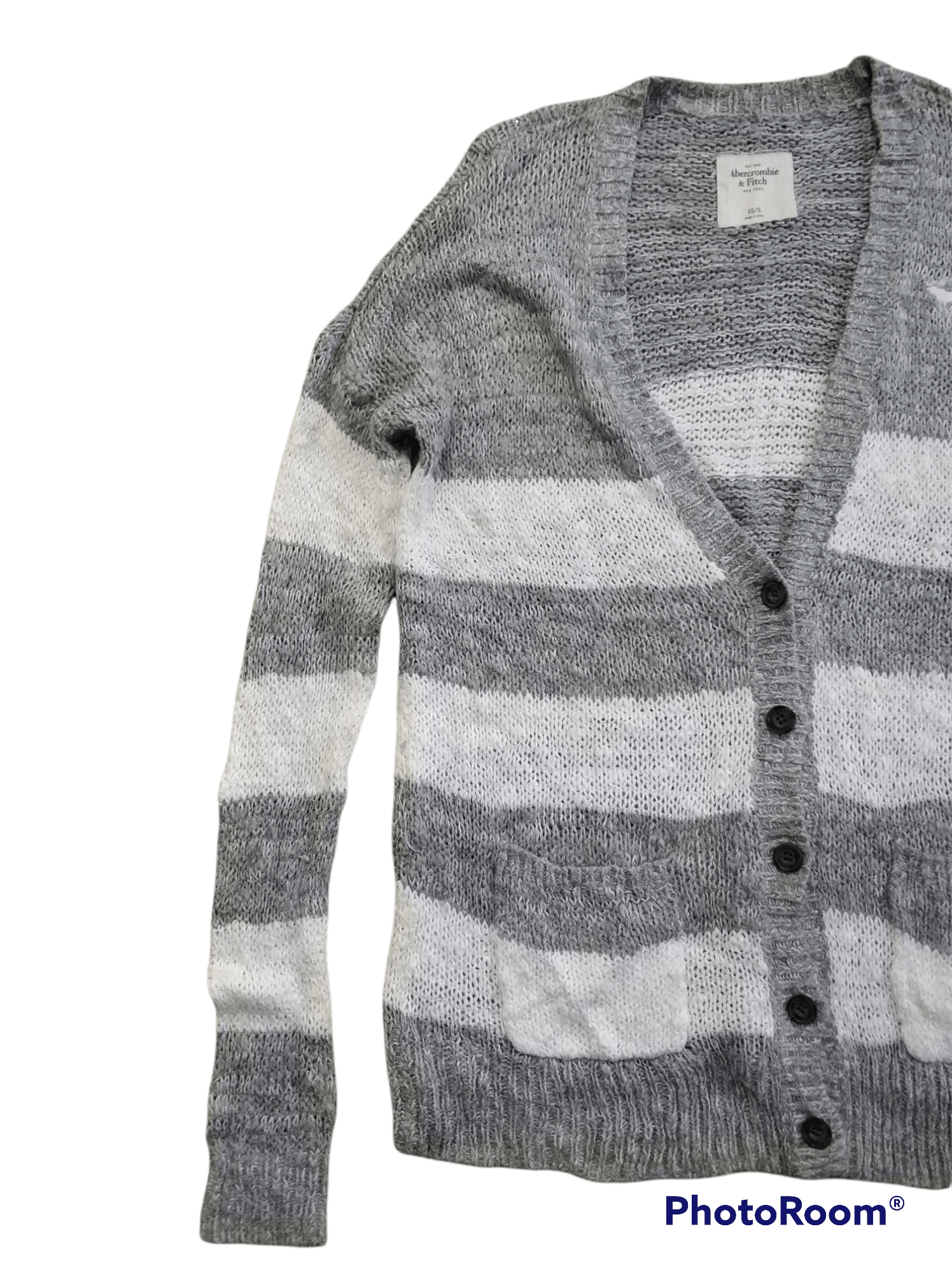 Abercrombie & Fitch 🔥Abercrombie Cable Knit Mohair Cardigan Size M / US 6-8 / IT 42-44 - 4 Thumbnail