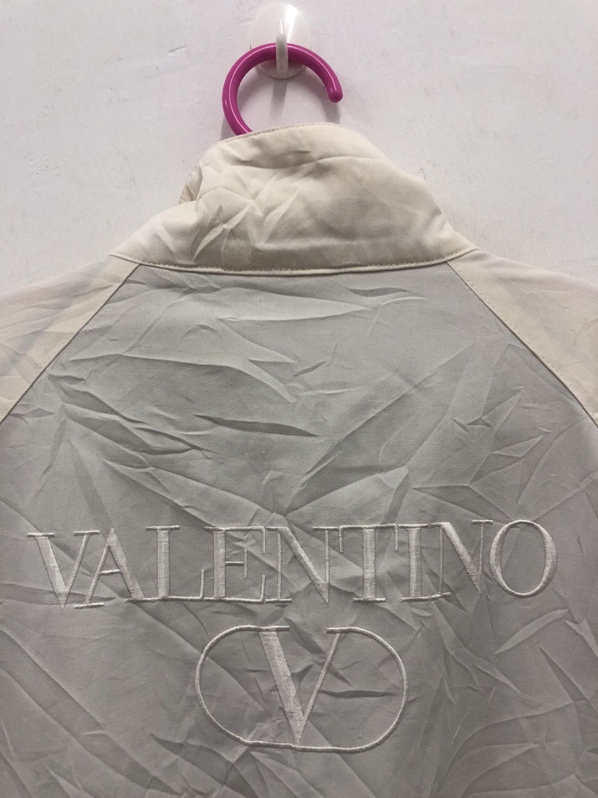 Valentino VALENTINO JEANS Embroidered Spell Out Jacket Size US L / EU 52-54 / 3 - 1 Thumbnail