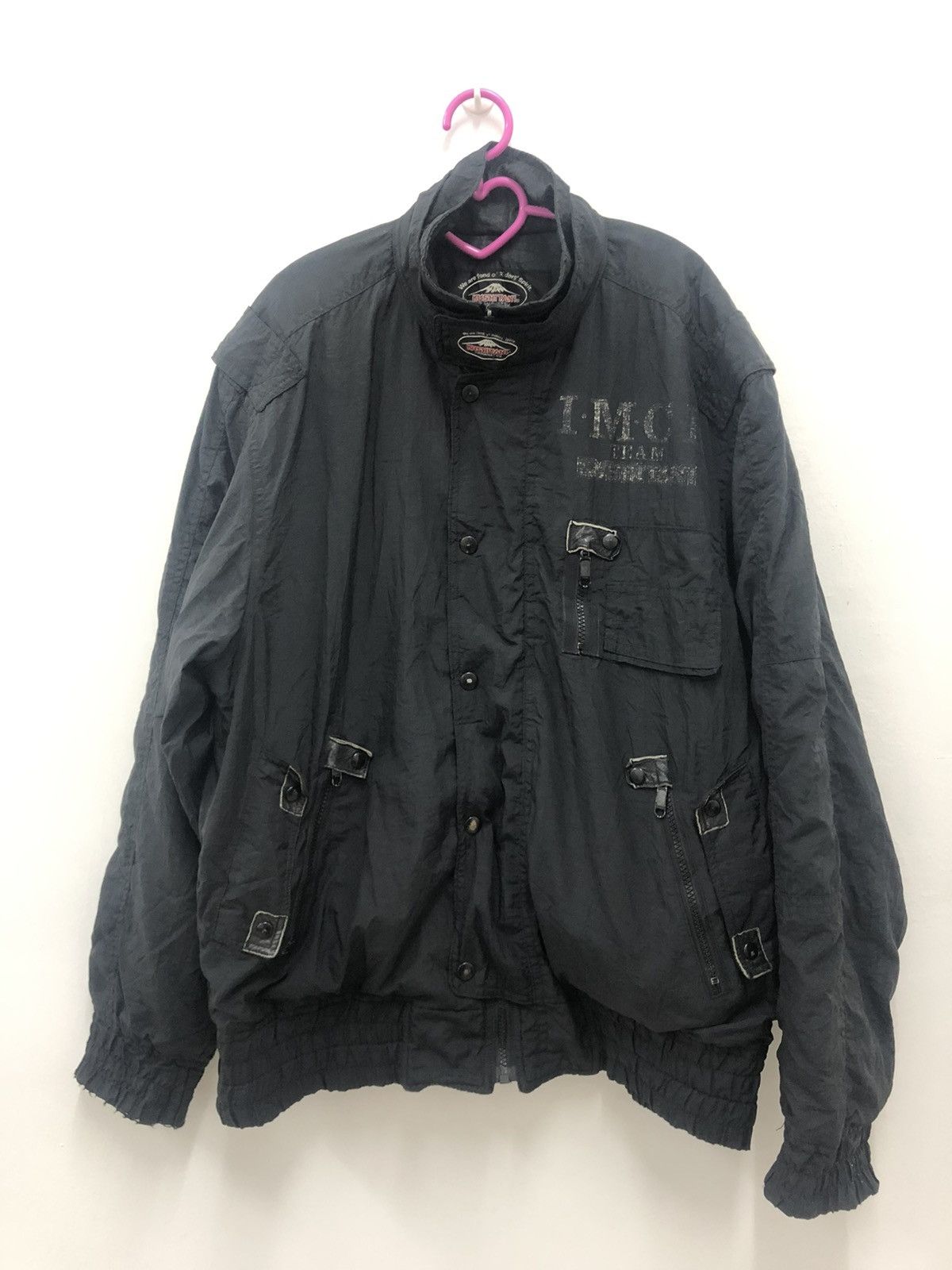 Sports Specialties Vintage KUSHITANI IMCR Racing Equipment Double Zip Jacket Size US L / EU 52-54 / 3 - 3 Thumbnail
