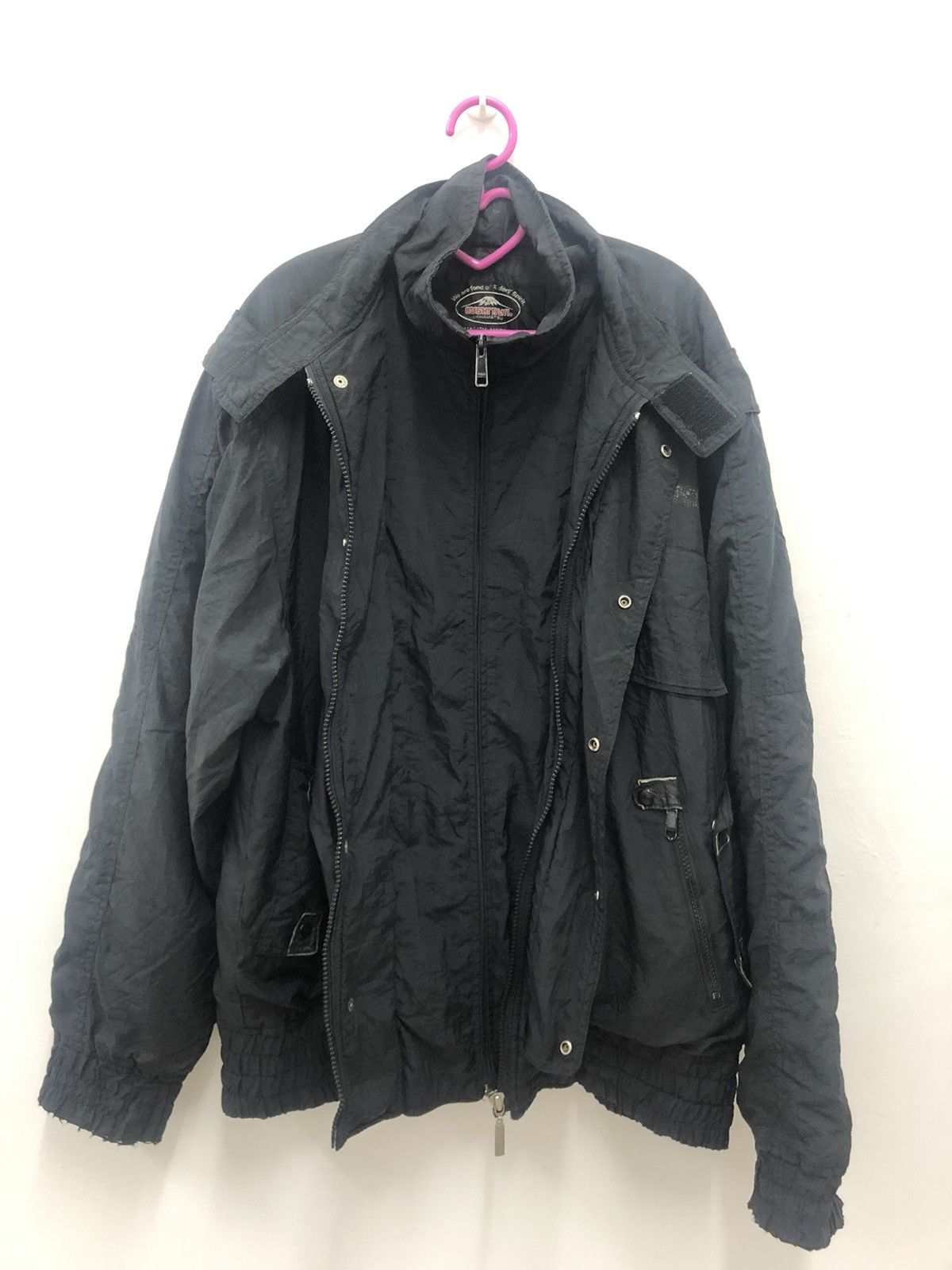 Sports Specialties Vintage KUSHITANI IMCR Racing Equipment Double Zip Jacket Size US L / EU 52-54 / 3 - 6 Thumbnail