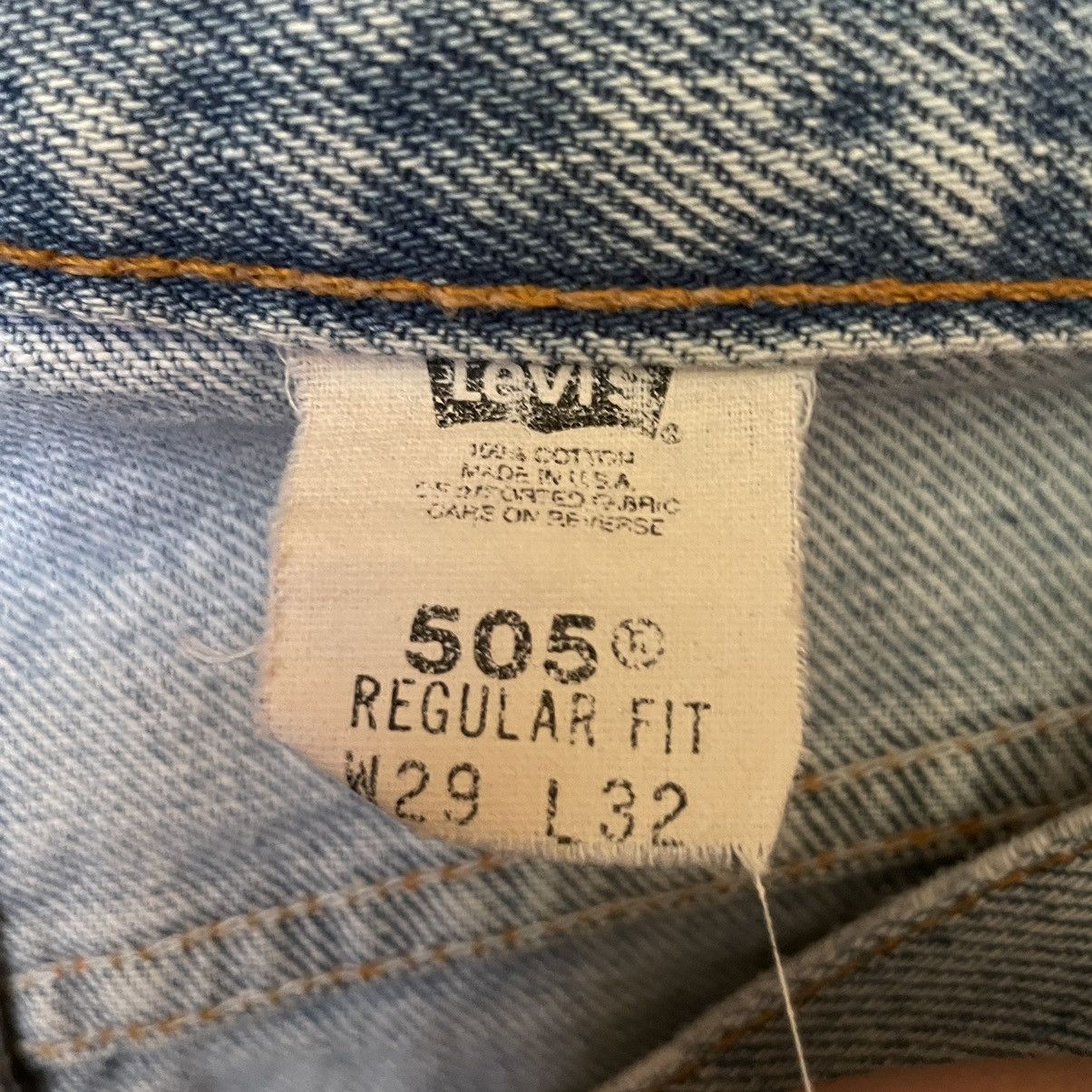 Levi's Vintage 00’s Levi’s 505 Distressed Breeches Size US 29 - 8 Thumbnail