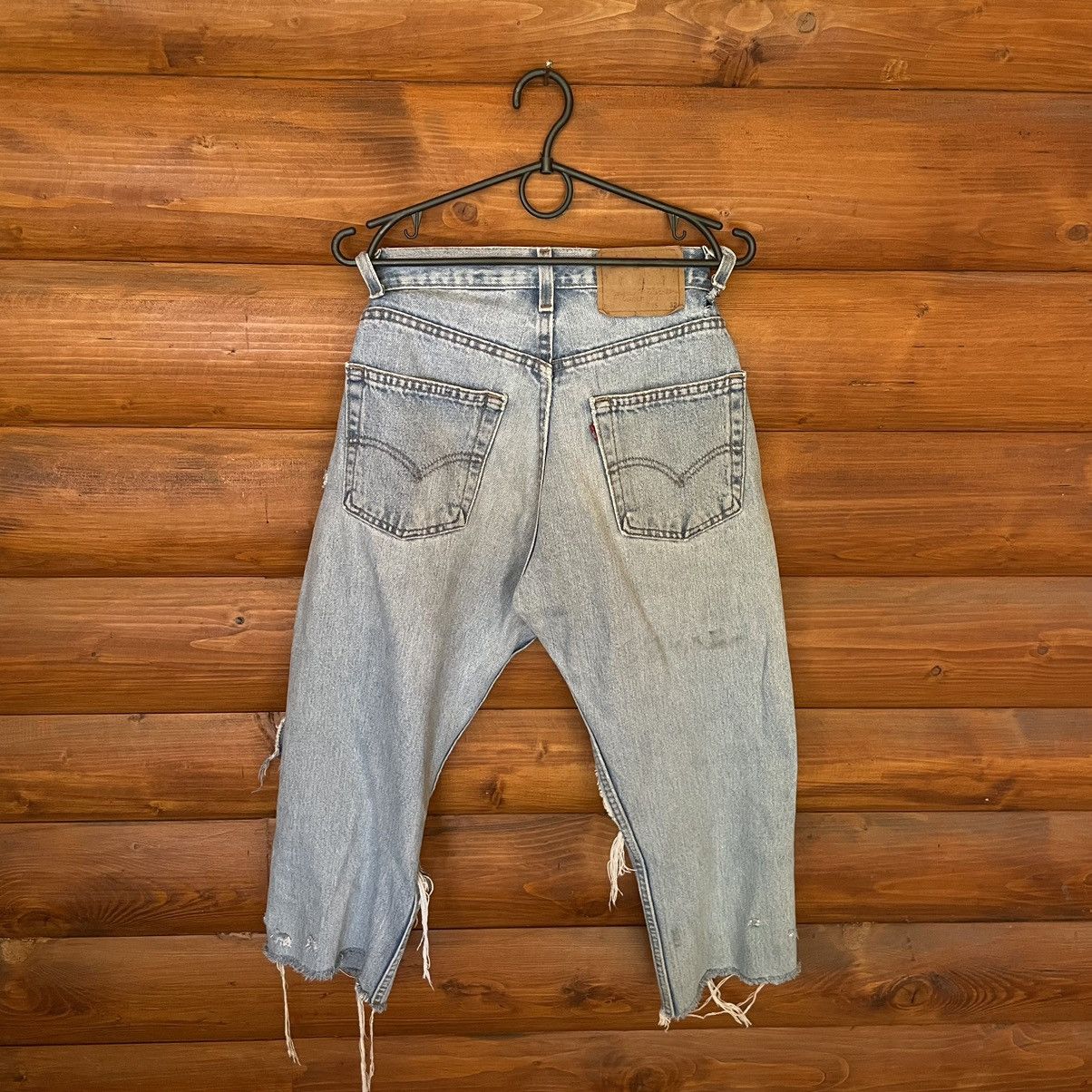 Levi's Vintage 00’s Levi’s 505 Distressed Breeches Size US 29 - 13 Thumbnail