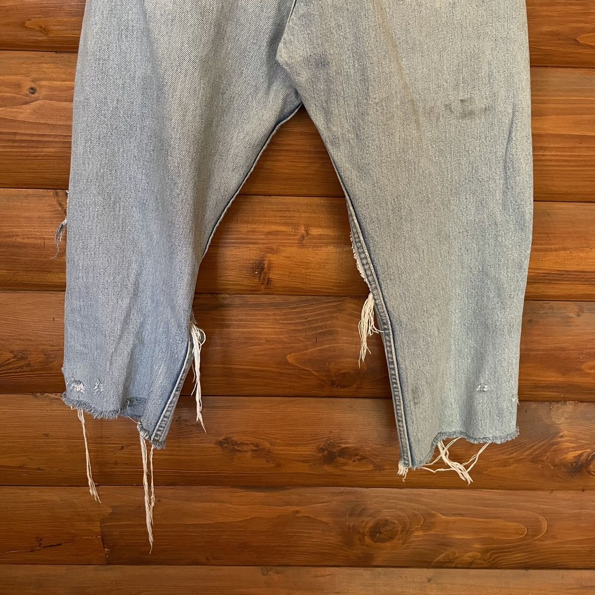 Levi's Vintage 00’s Levi’s 505 Distressed Breeches Size US 29 - 15 Thumbnail