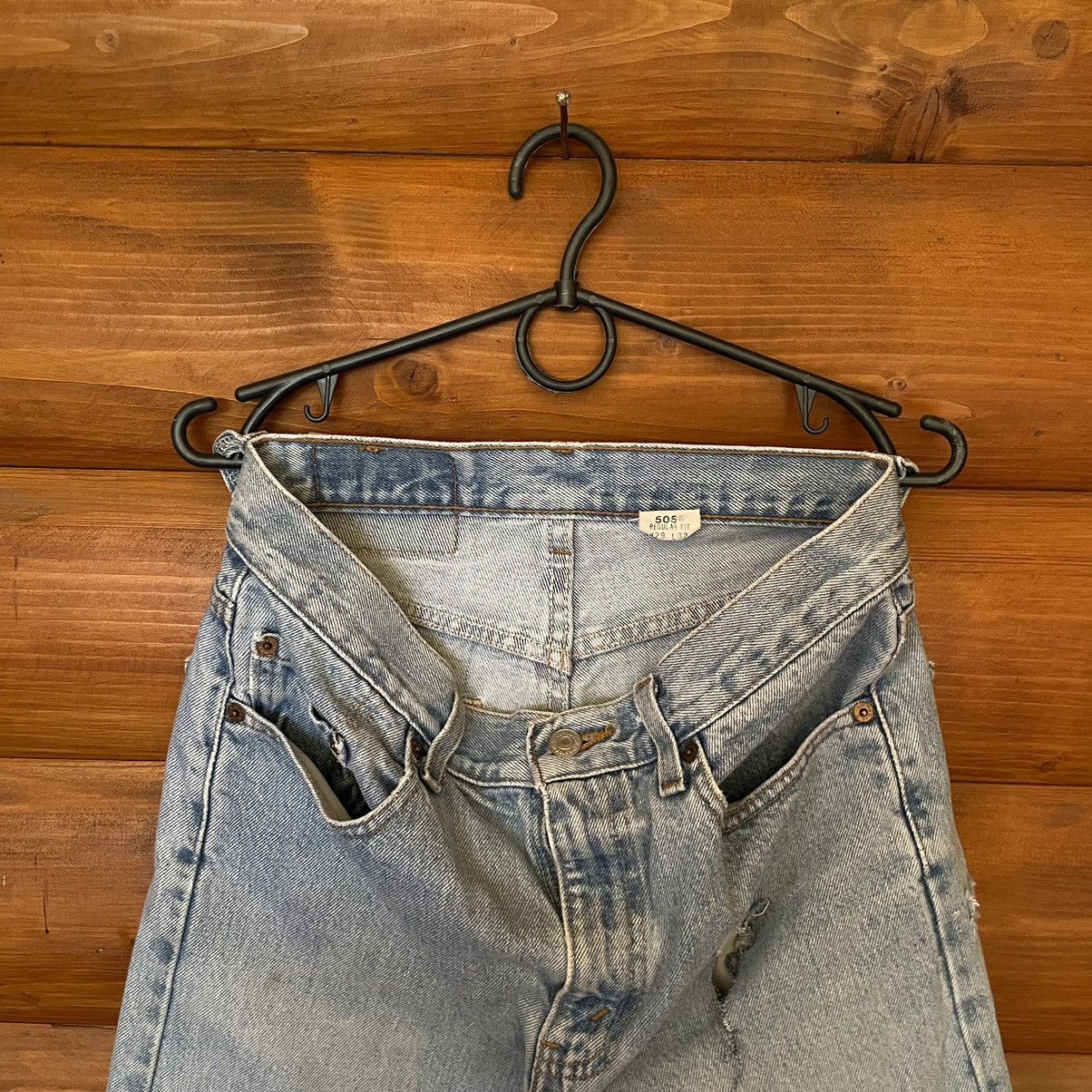 Levi's Vintage 00’s Levi’s 505 Distressed Breeches Size US 29 - 2 Thumbnail
