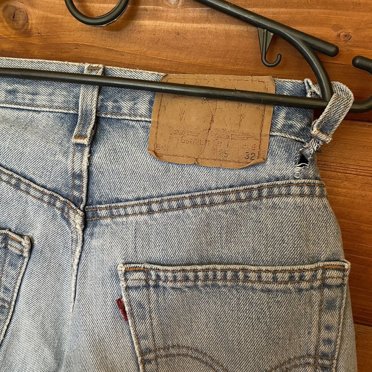 Levi's Vintage 00’s Levi’s 505 Distressed Breeches Size US 29 - 16 Thumbnail
