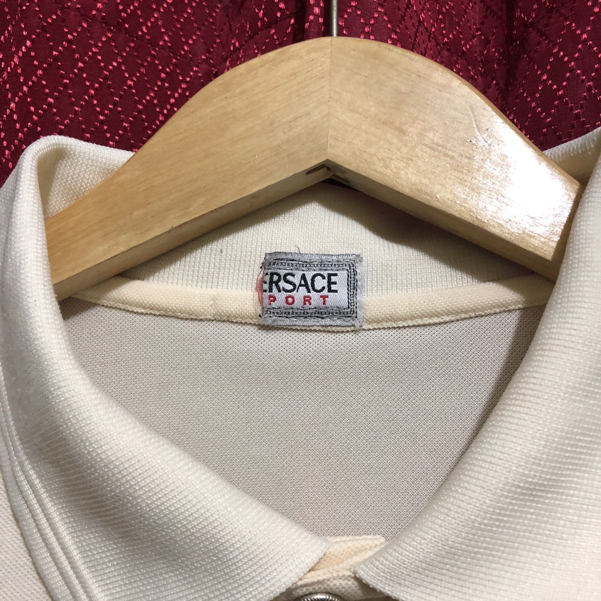 Versace Vintage 90s Versace Sport Polo Shirt Big Logo Size US S / EU 44-46 / 1 - 5 Thumbnail