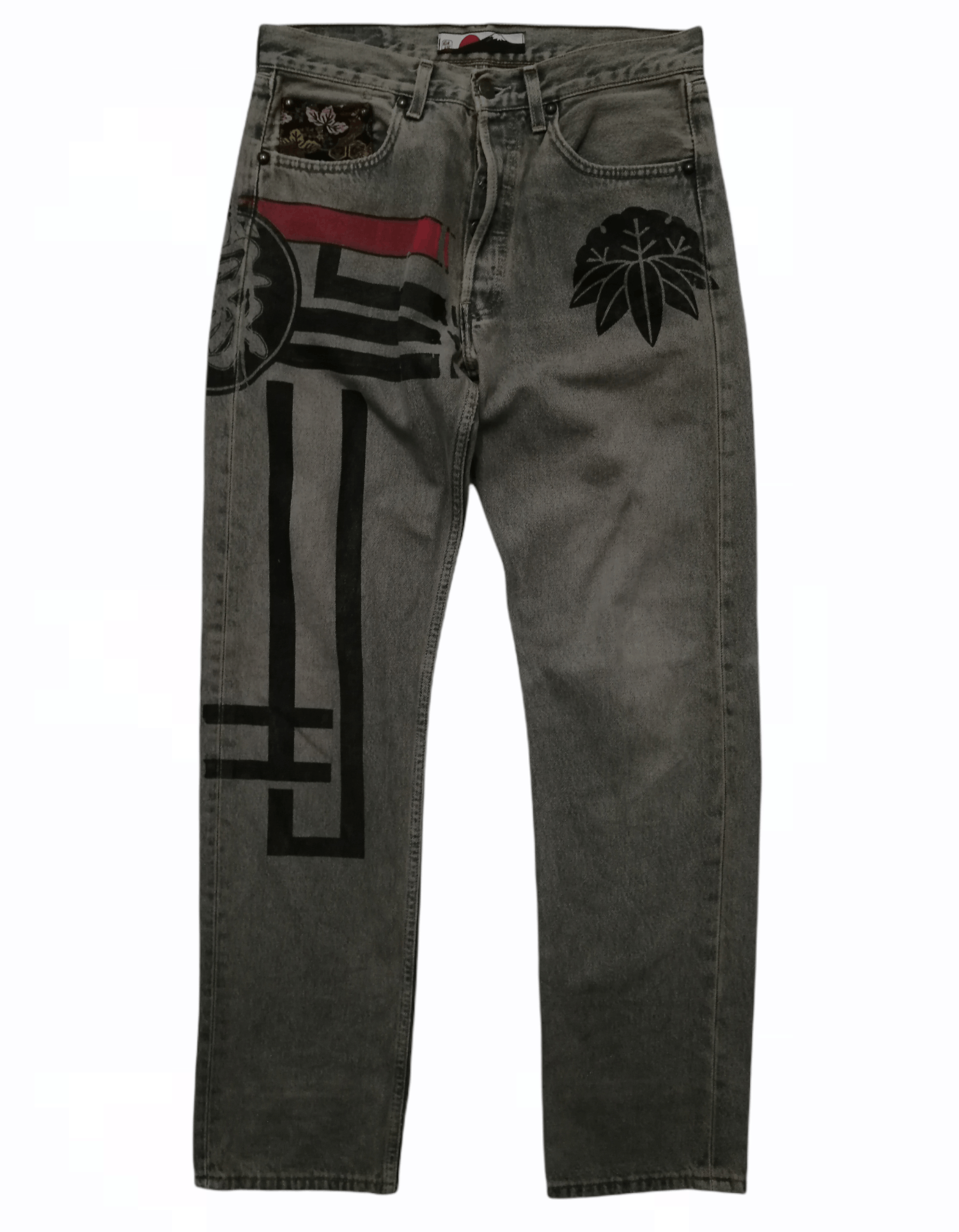 Japanese Brand GEMSTONE Japanese Distressed Jeans Size US 31 - 1 Thumbnail
