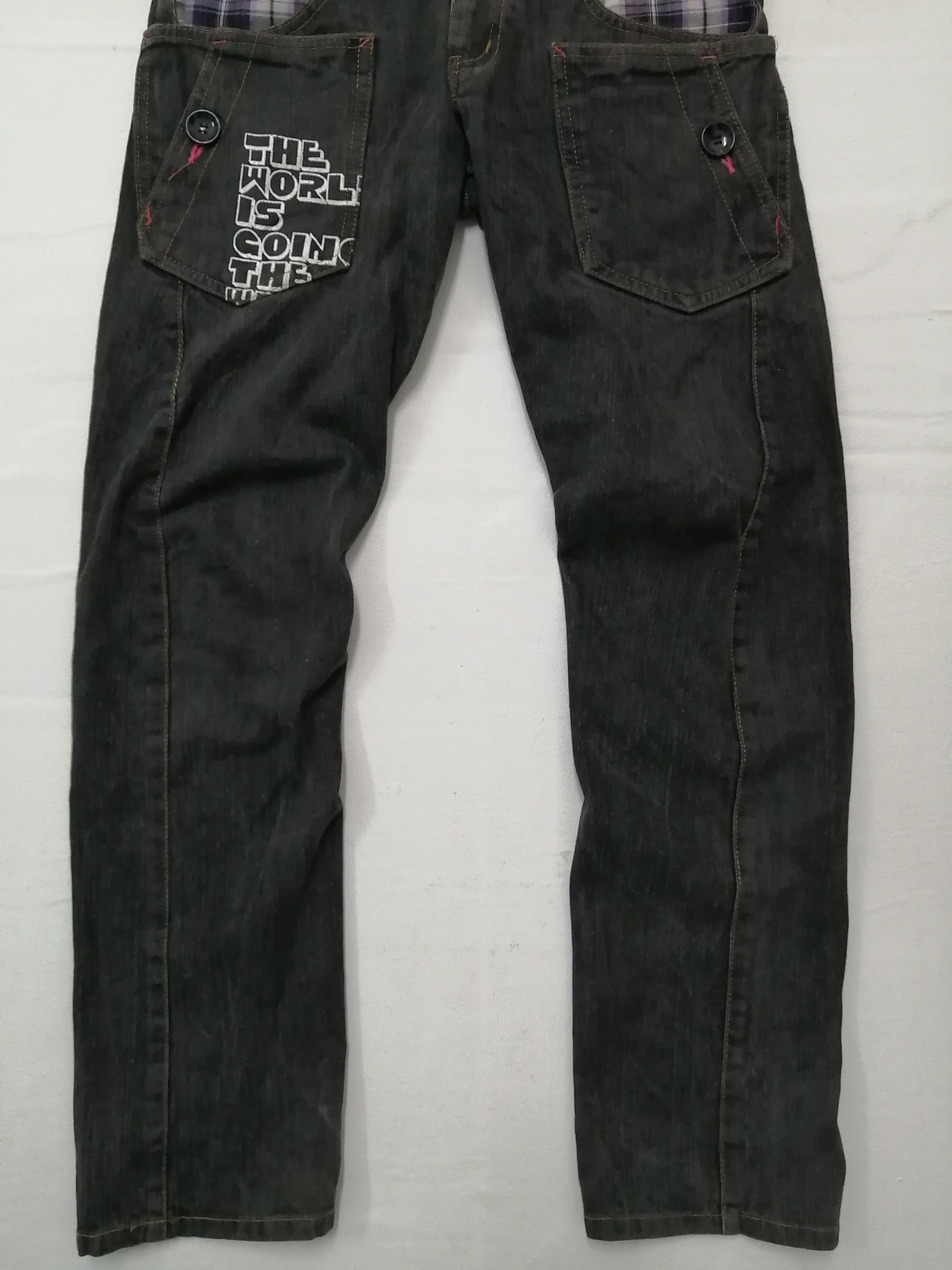 Japanese Brand RIMASTER Triple Waist Pocket Jeans Size US 33 - 10 Thumbnail