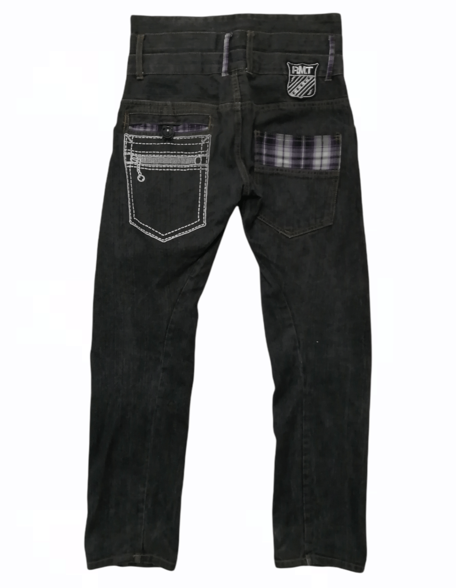Japanese Brand RIMASTER Triple Waist Pocket Jeans Size US 33 - 2 Thumbnail