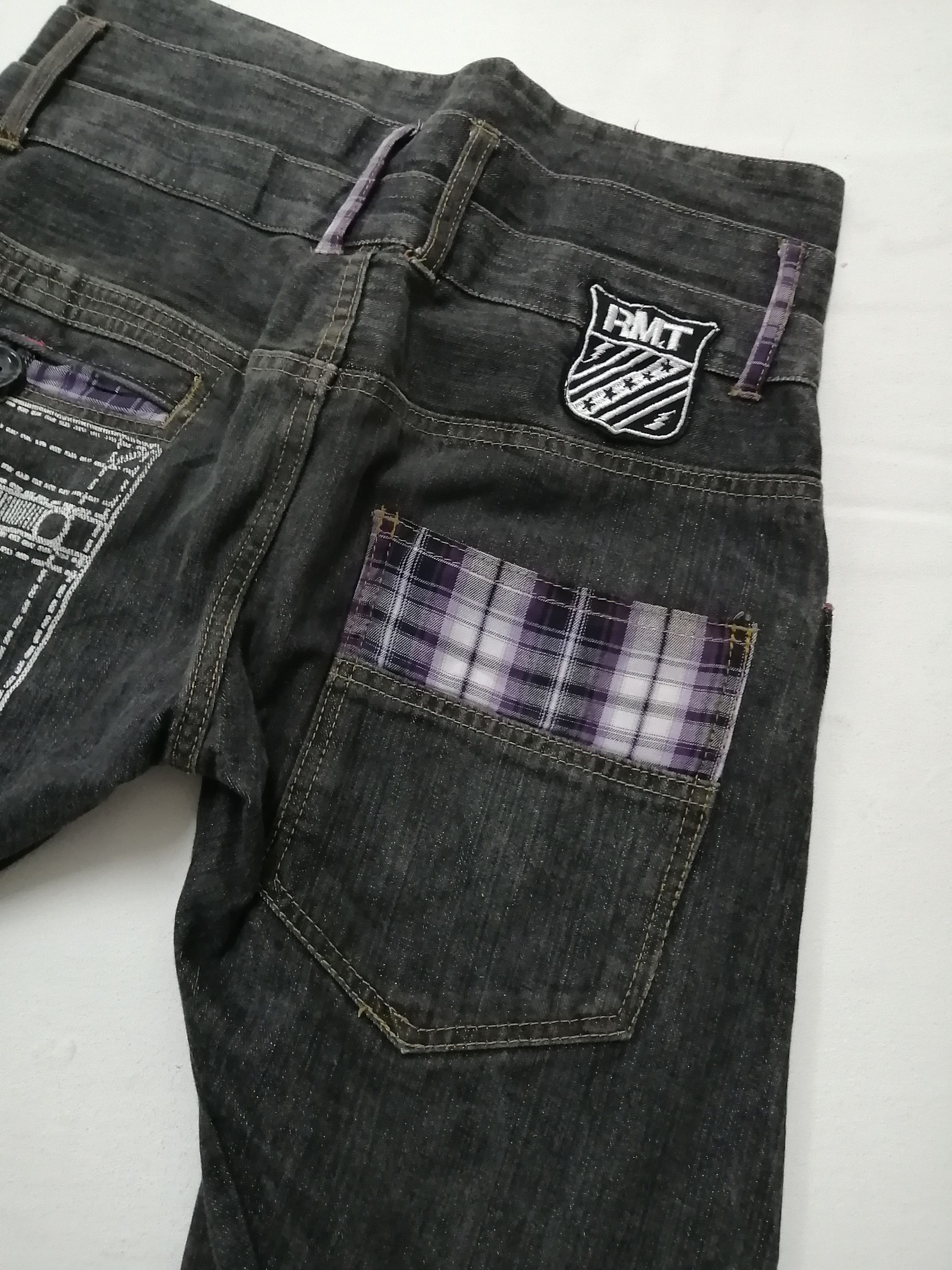 Japanese Brand RIMASTER Triple Waist Pocket Jeans Size US 33 - 4 Thumbnail