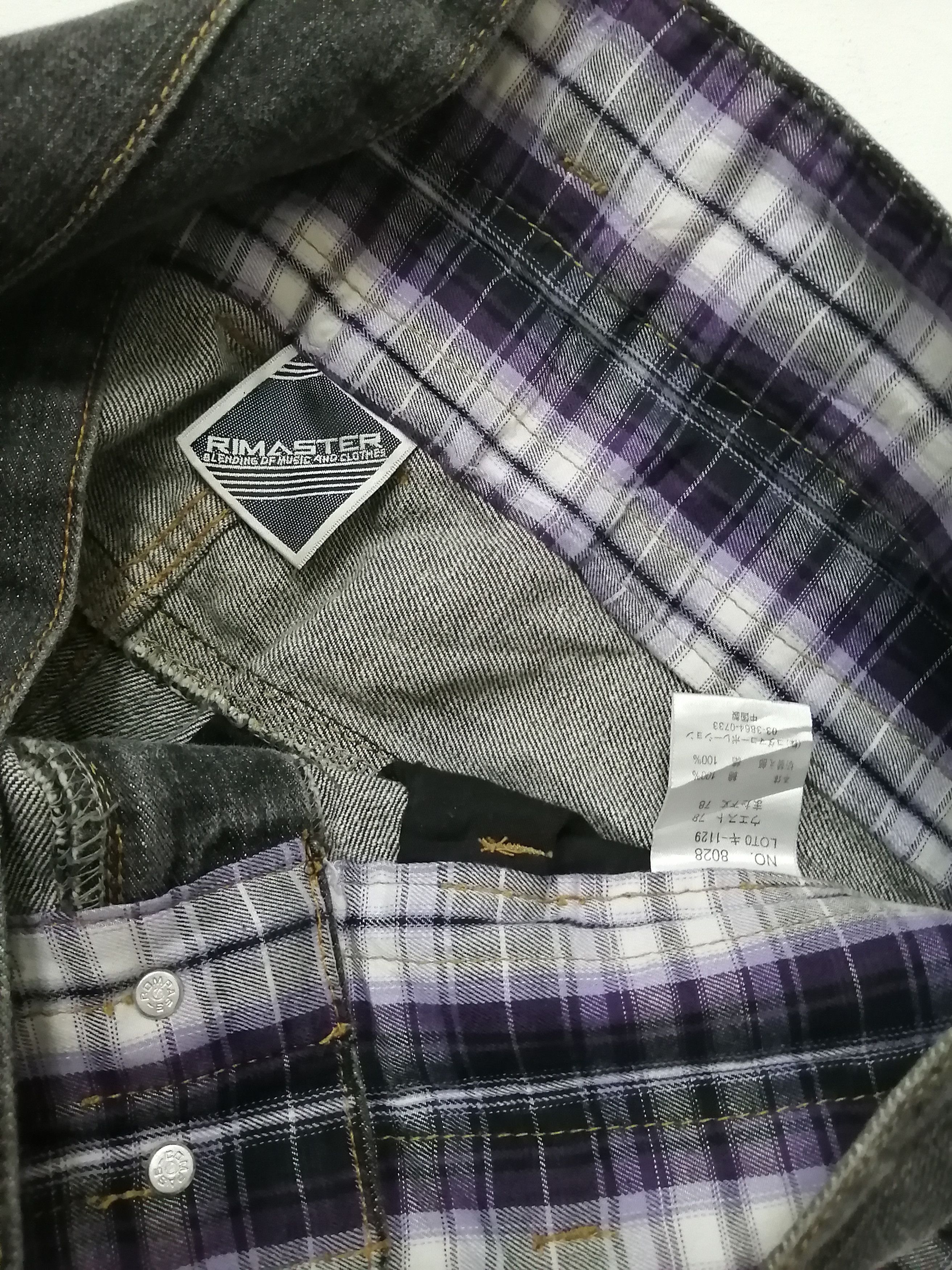Japanese Brand RIMASTER Triple Waist Pocket Jeans Size US 33 - 6 Thumbnail