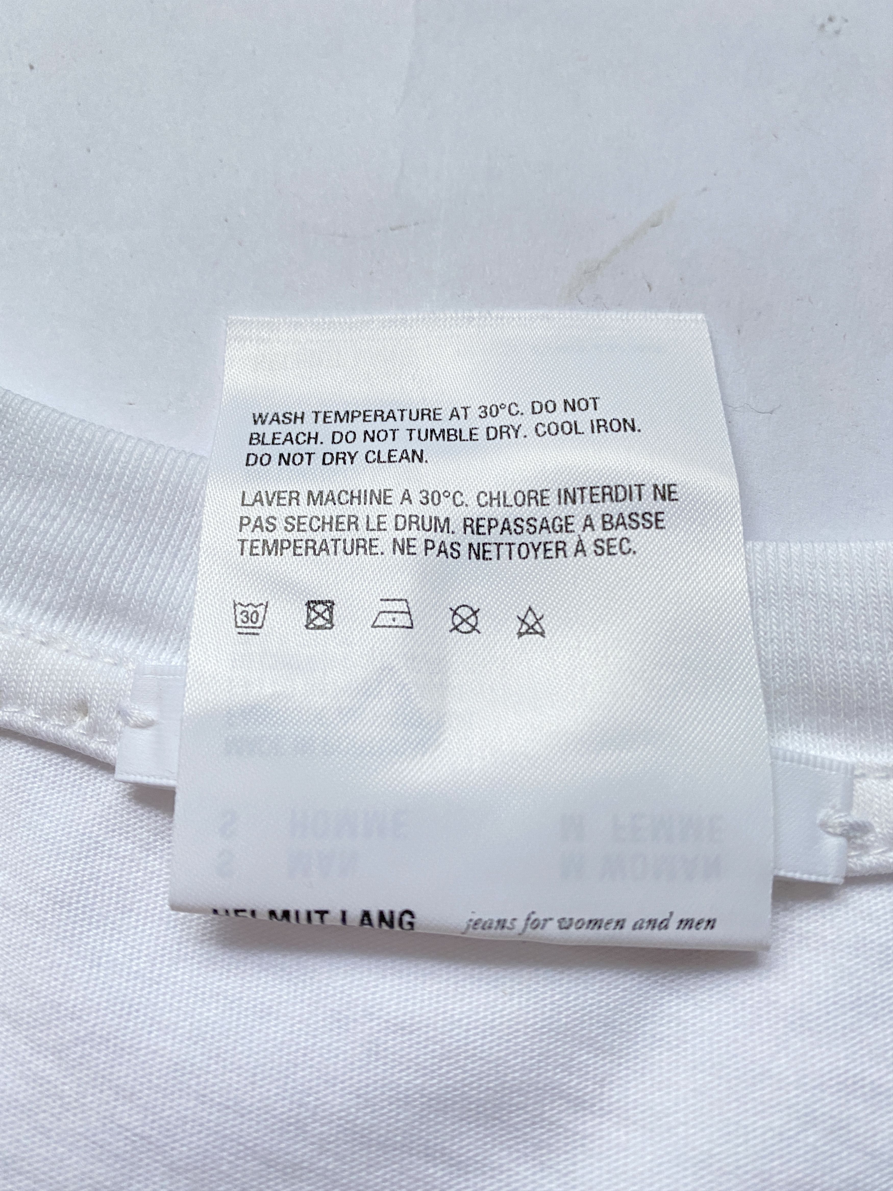 Helmut Lang ⚡️QUICK SALE⚡️Helmut Lang Thanks Helmut White Tshirt Size US S / EU 44-46 / 1 - 4 Thumbnail