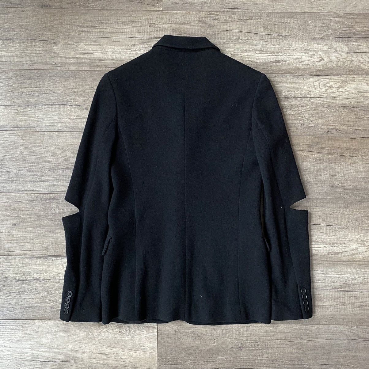 Helmut Lang × Vintage Elbow Slit Lana Wool Blazer Size US S / EU 44-46 / 1 - 4 Thumbnail