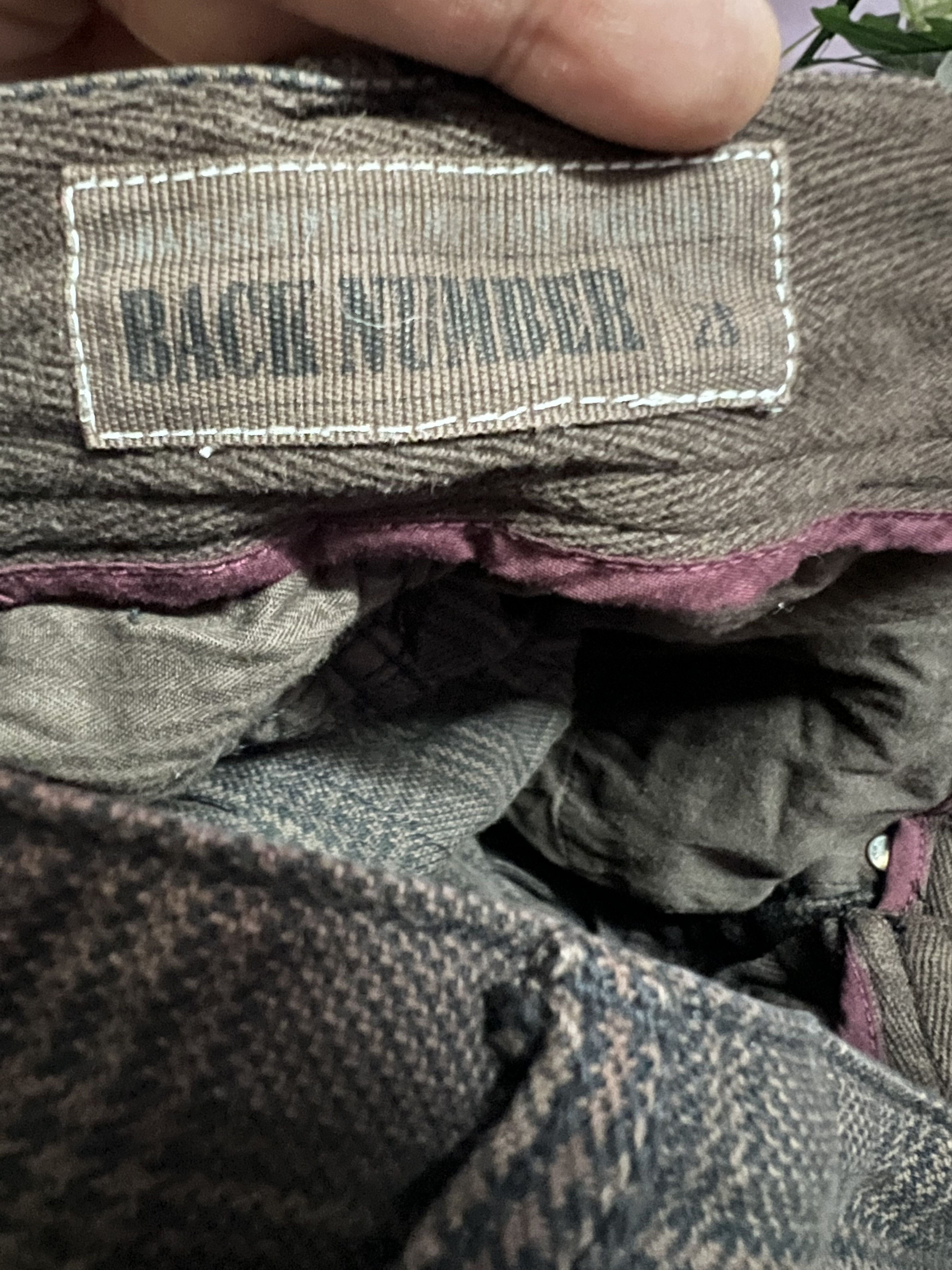Japanese Brand 🔥Rare Back Number Plaid Checkered Pants Size US 28 / EU 44 - 13 Thumbnail
