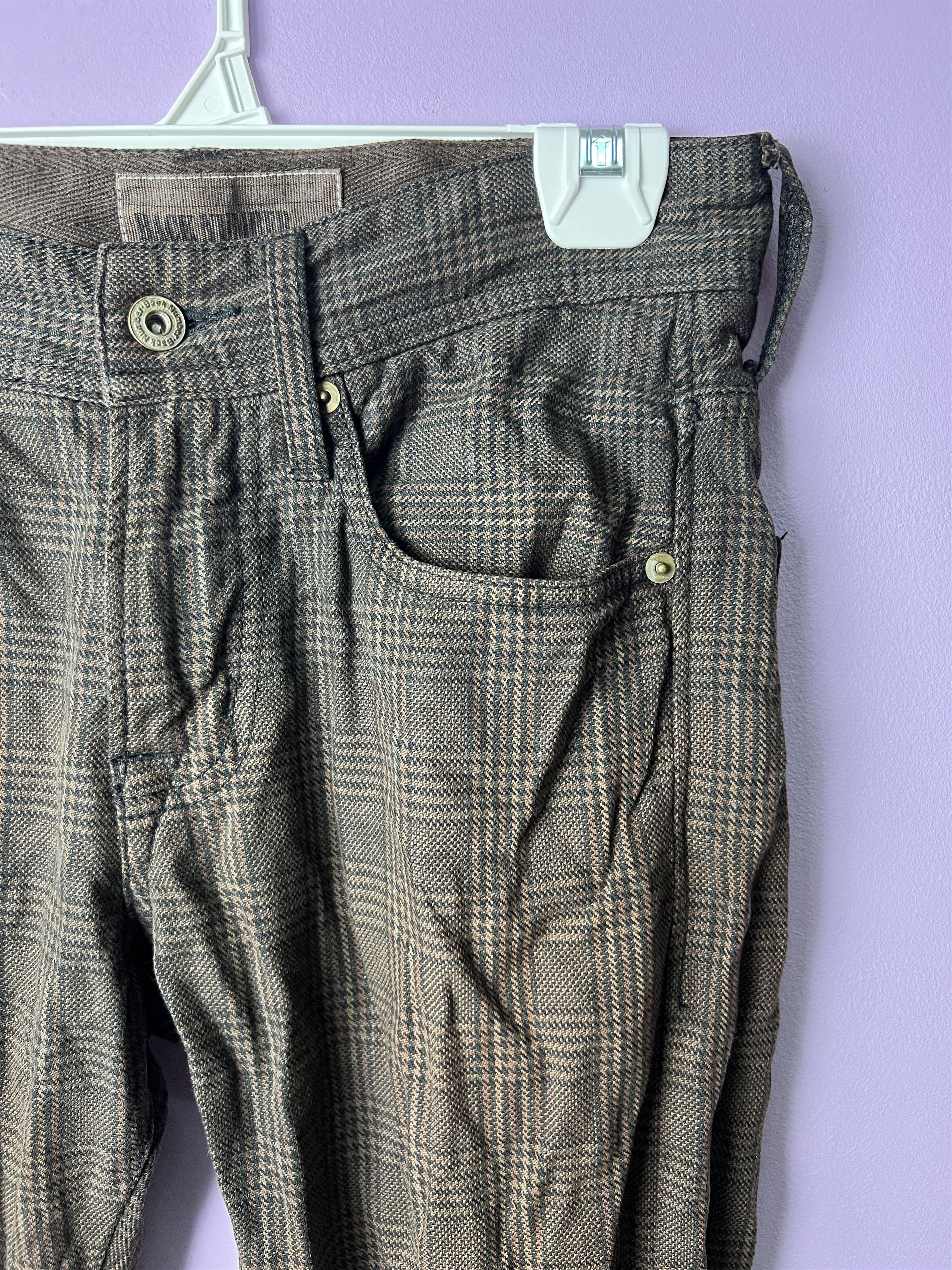 Japanese Brand 🔥Rare Back Number Plaid Checkered Pants Size US 28 / EU 44 - 6 Thumbnail